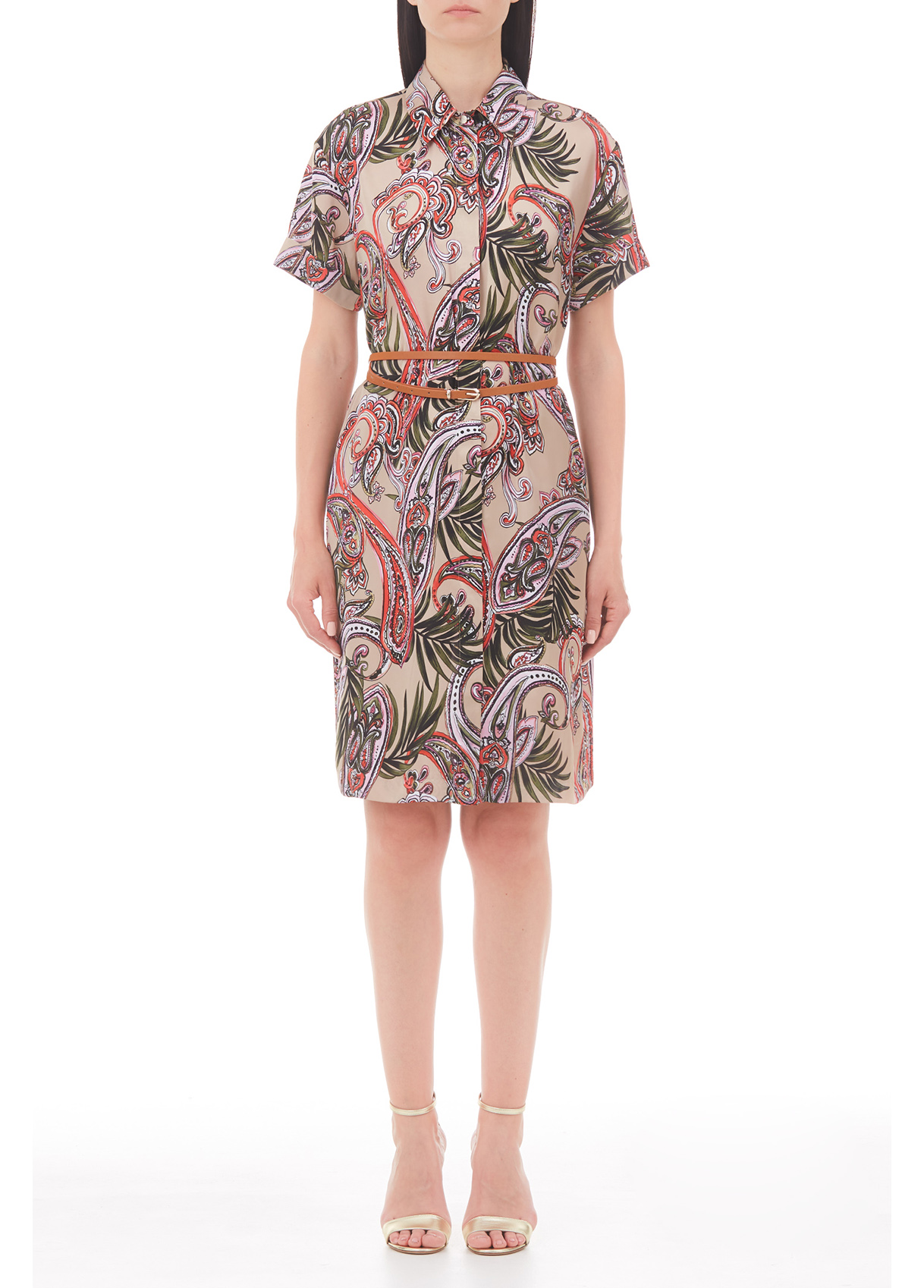 Liujo Robe Courte En Satin Imprimé