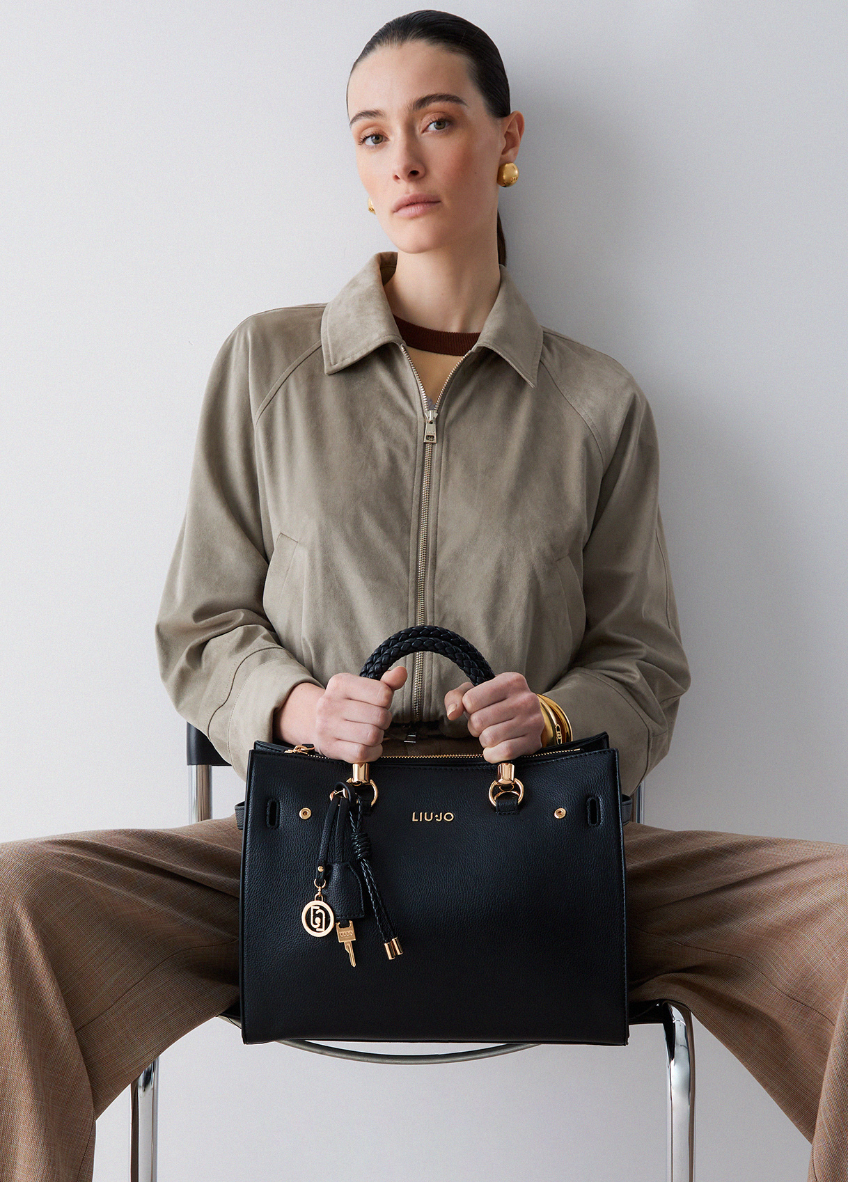 Liu Jo Medium Satchel With Charms