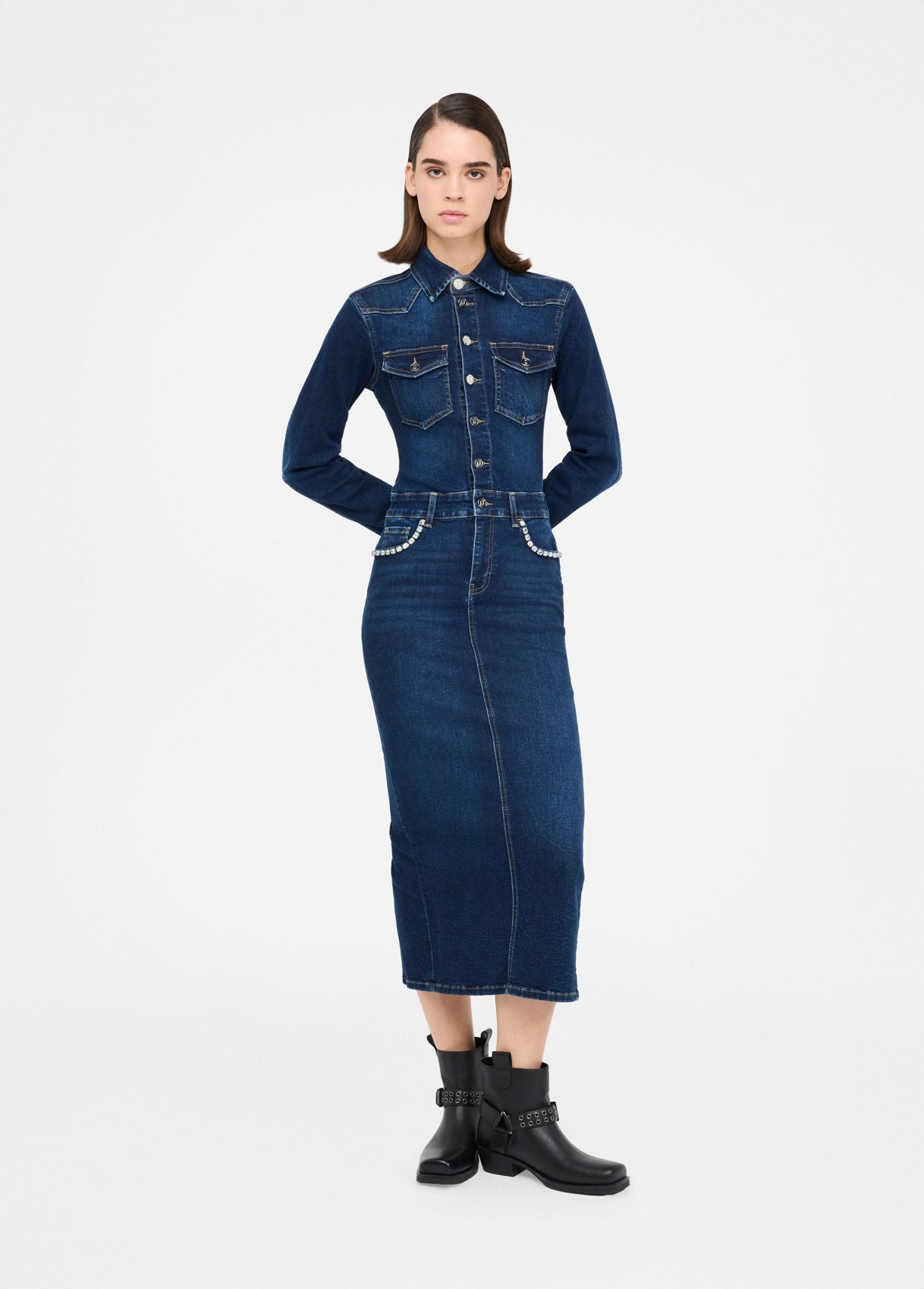 Women's Denim Dresses: Long or Short Denim Dresses | LIU JO