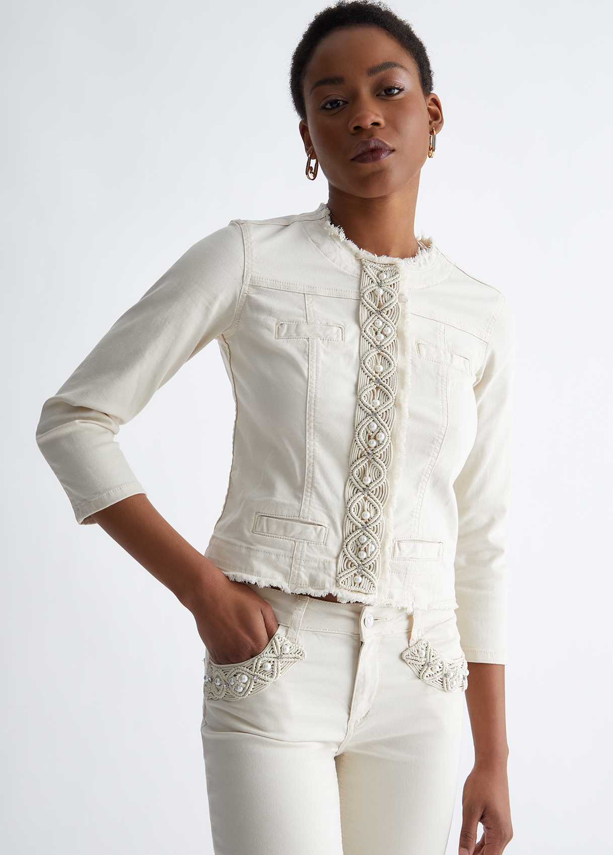 Liujo Veste Avec Perles