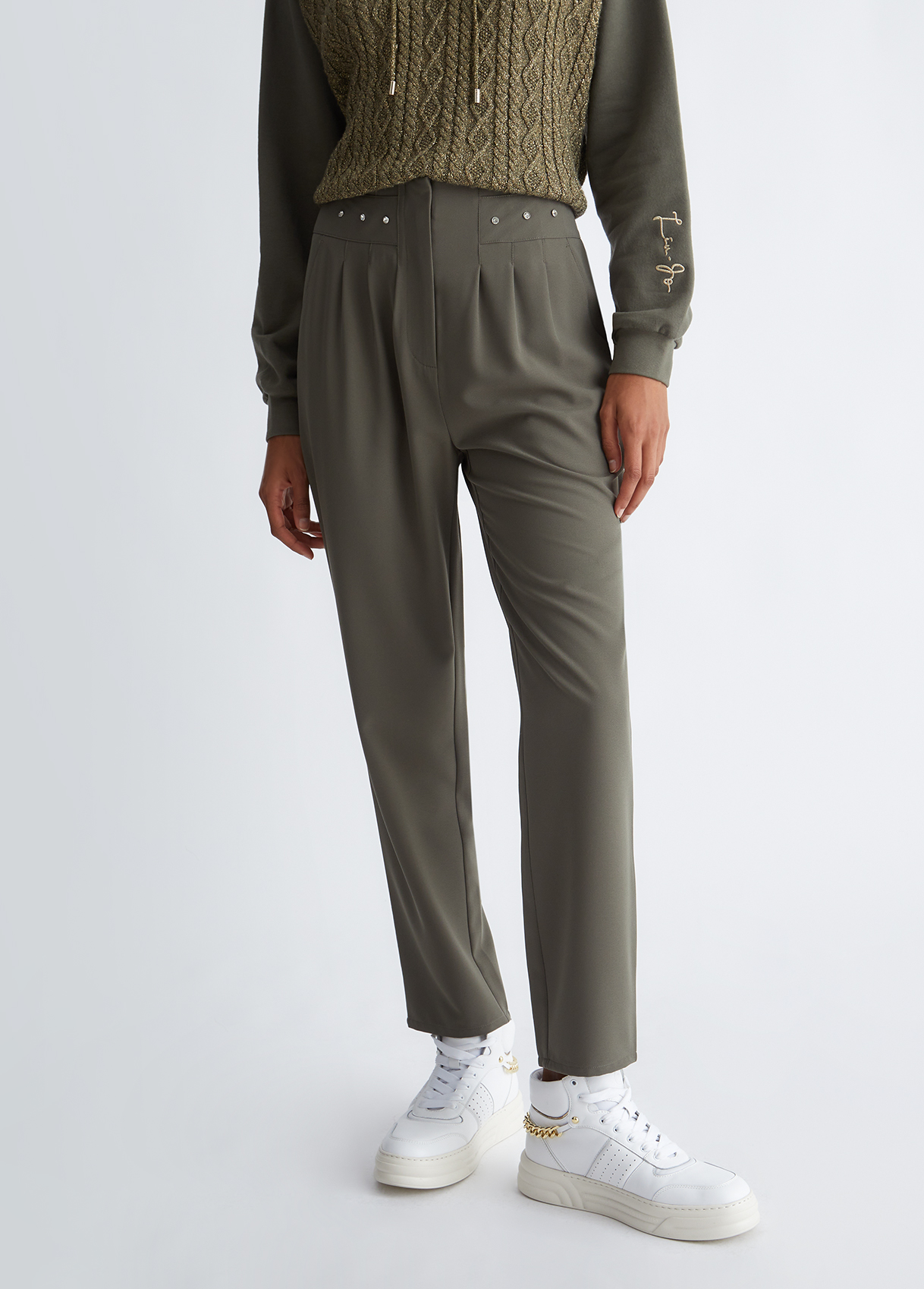 Liujo Pantalon Écoconçu Avec Strass