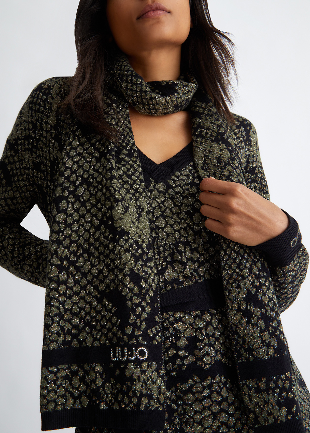 Liujo Écharpe Jacquard Écoconçue