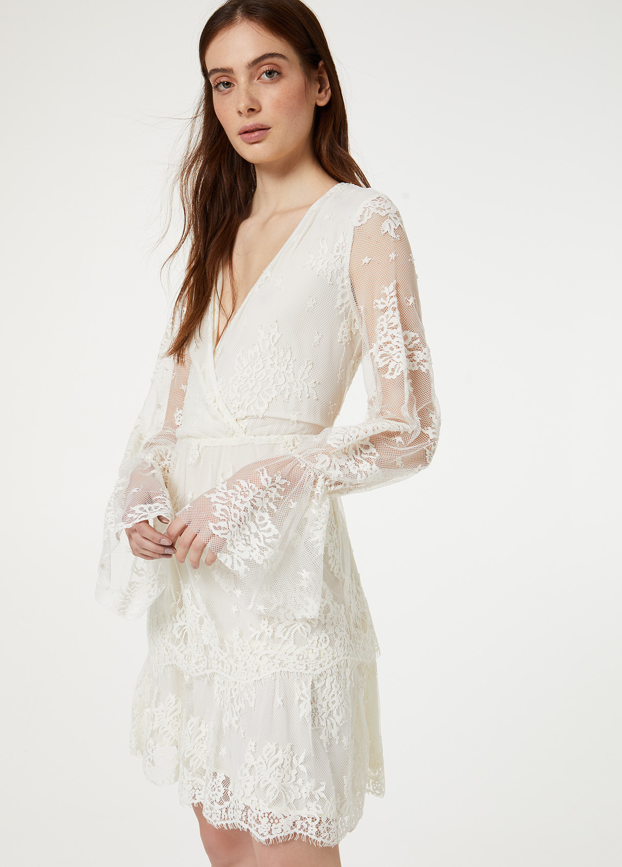 Liu Jo Kleid Weiss Spitze