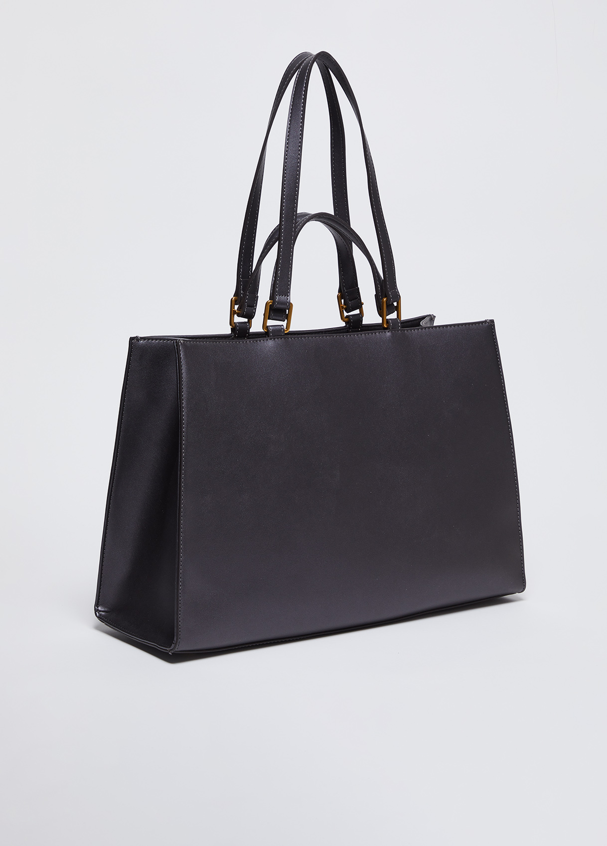 Shopper mit Monogramm-Logo Farbe Anthrazit | Liu Jo 