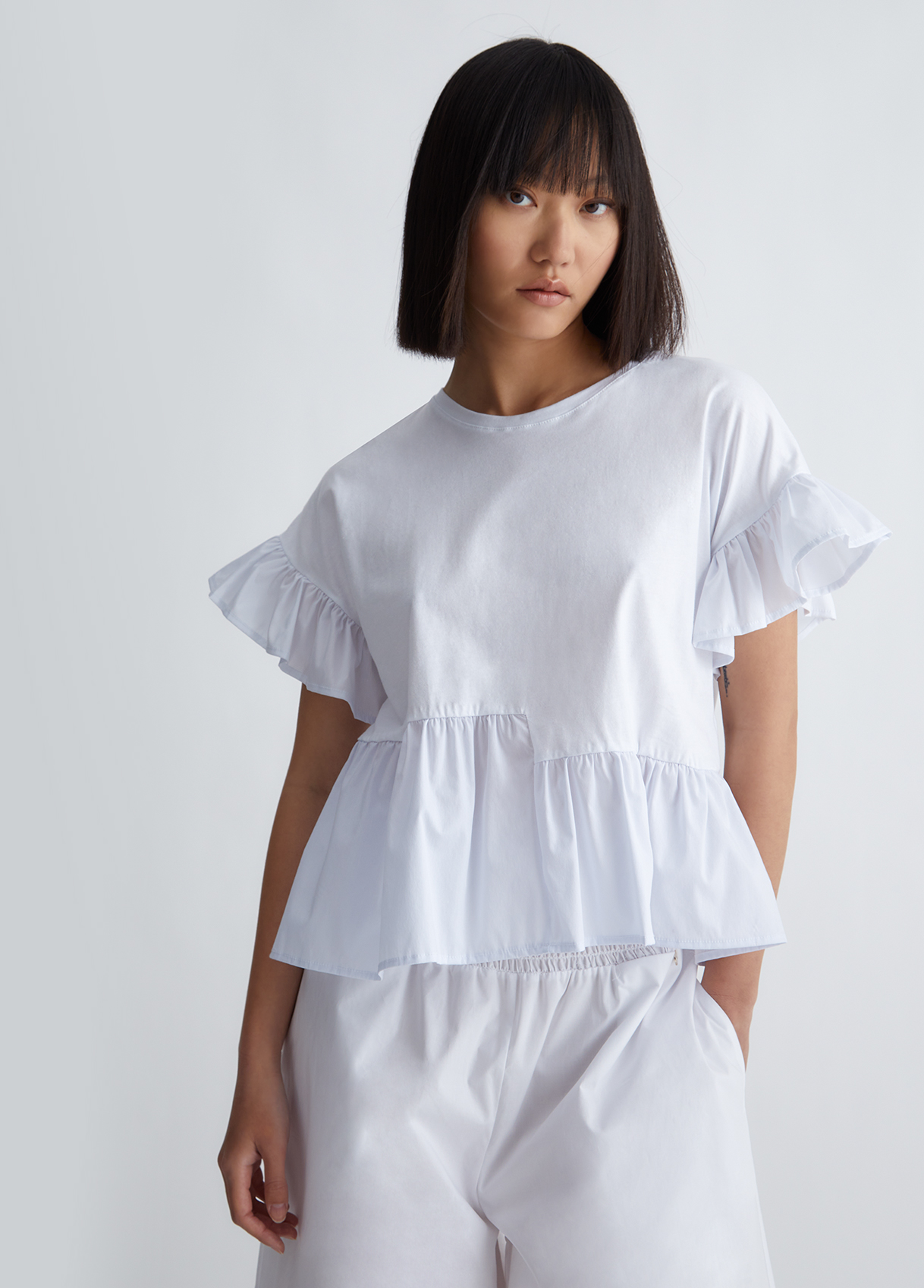 Liujo T-shirt Avec Volants