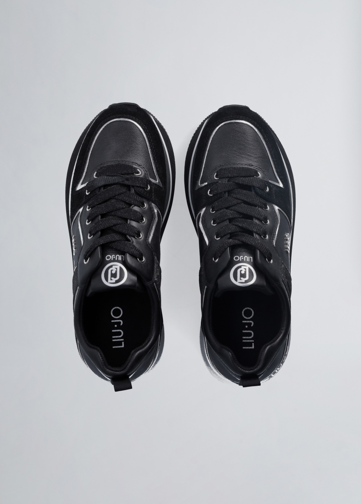 Sneakers de hombre negras OZONEE B/2051