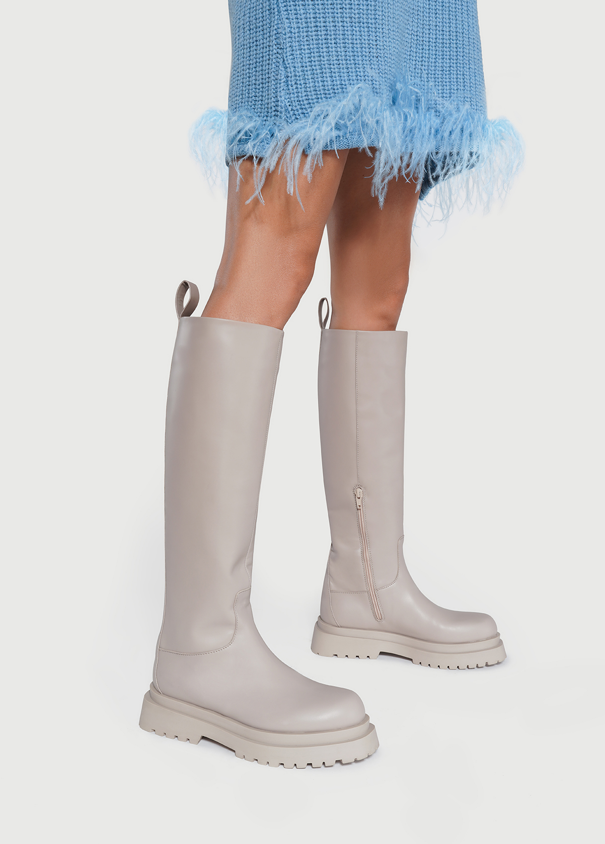 Liujo Bottes Hautes En Cuir Leonie Hanne X Liu Jo