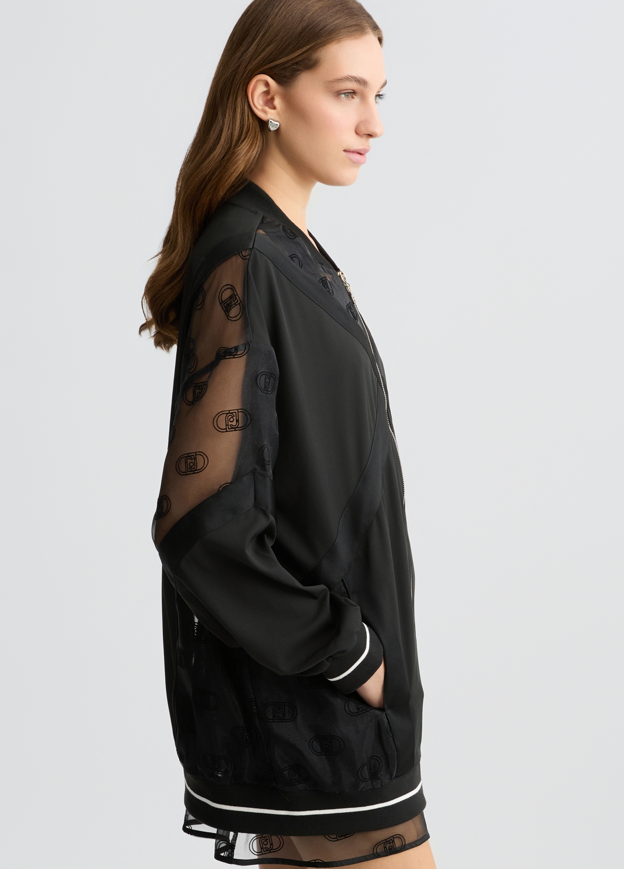 ジャケット LIU JO Women Jackets WA5225E0624 22222 Black Coated fabric jacket colour black | Liu Jo
