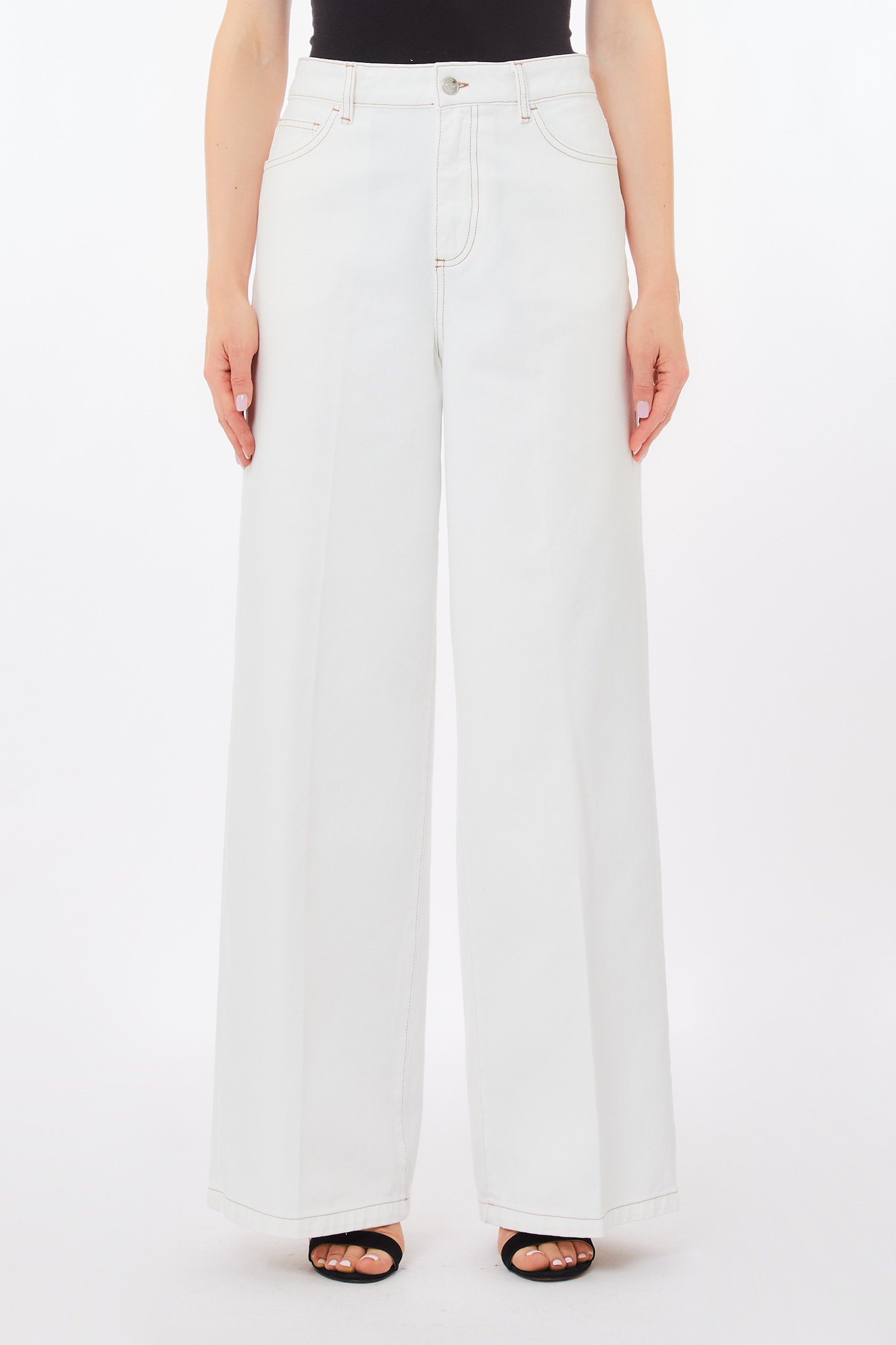 Liu Jo Pantalon Évasé À Taille Haute