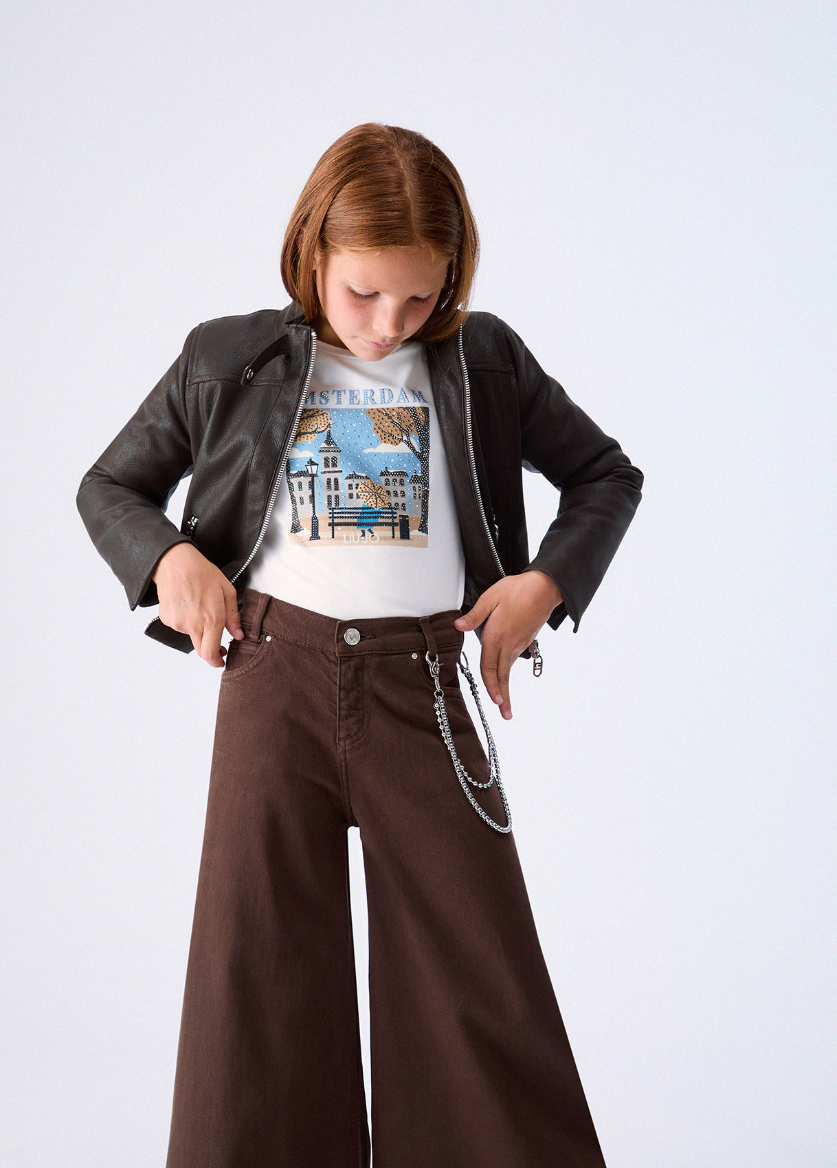Liu Jo Wide-leg Trousers With Chain