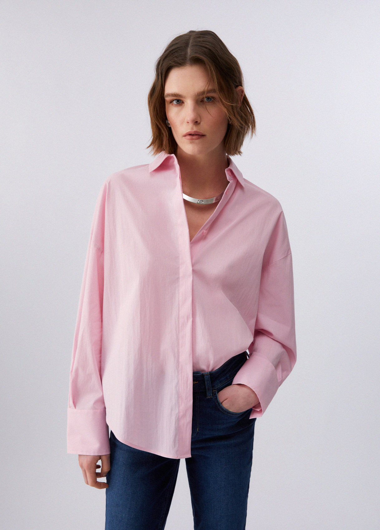 Liu Jo Poplin Shirt With Studs