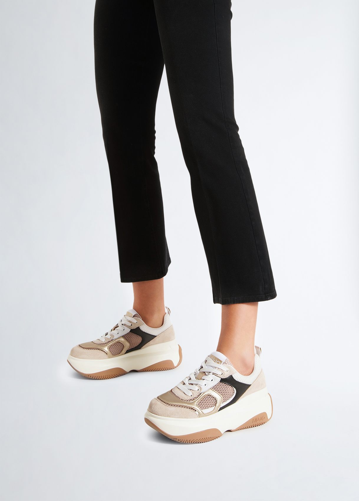 Liujo Sneakers Chunky En Cuir