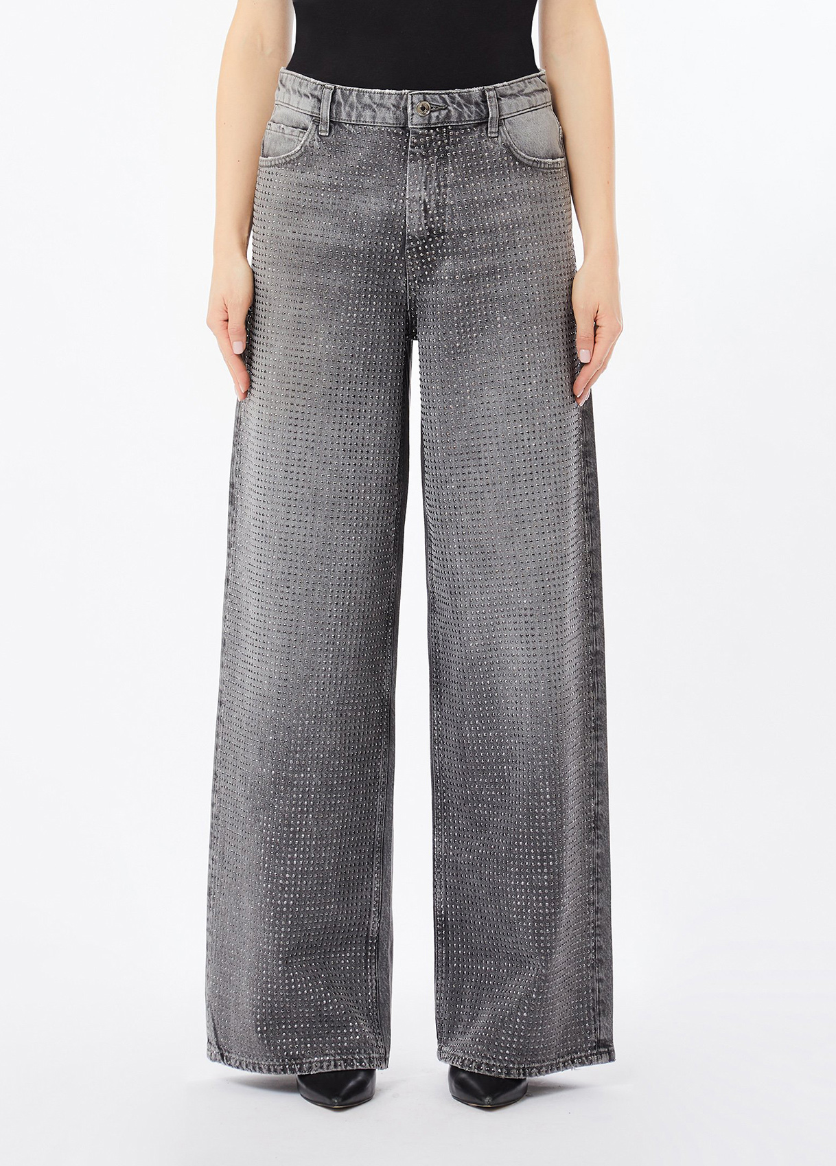 Liu Jo Jeans Baggy Avec Clous