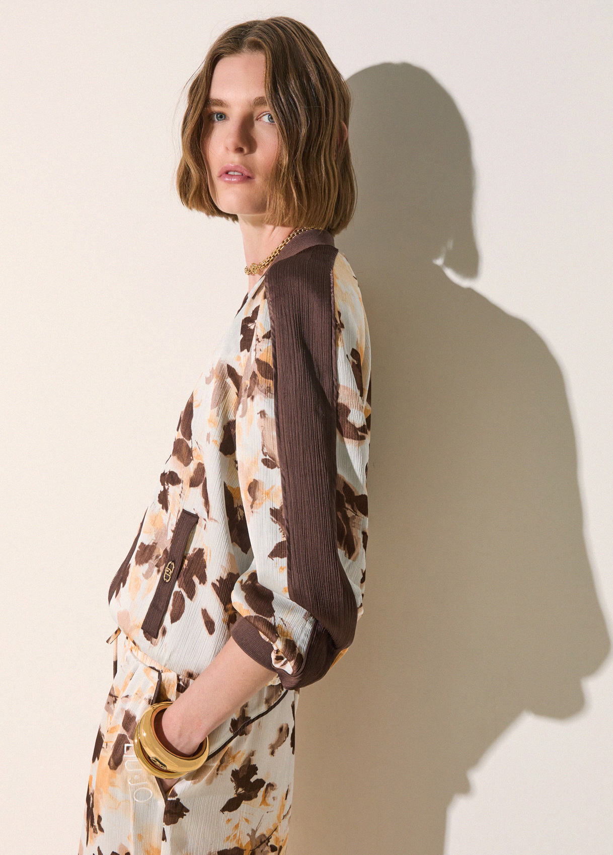 Liu Jo Printed Satin Jacket