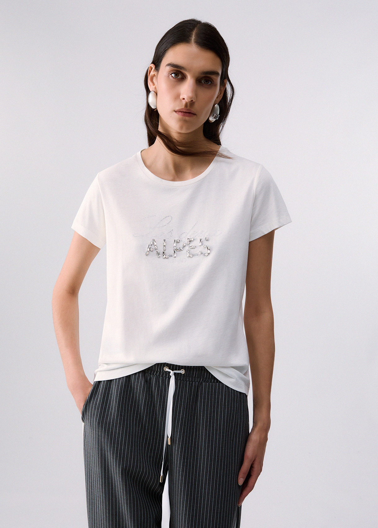 Liu Jo T-shirt With Rhinestones