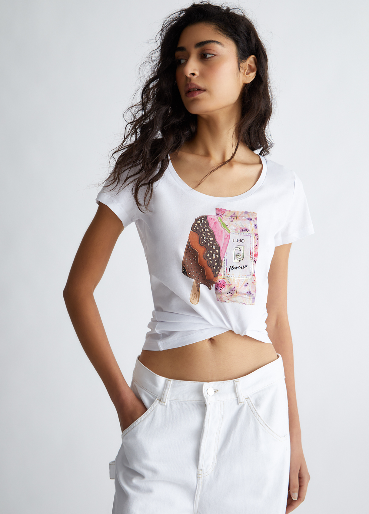 Liujo T-shirt Avec Imprimé Ice Cream