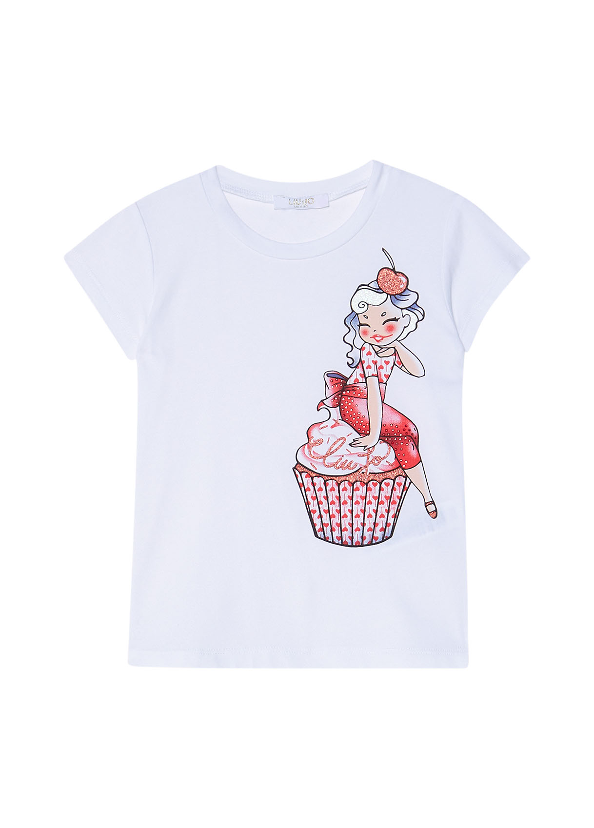 Liujo T-shirt Avec Imprimé Glitter