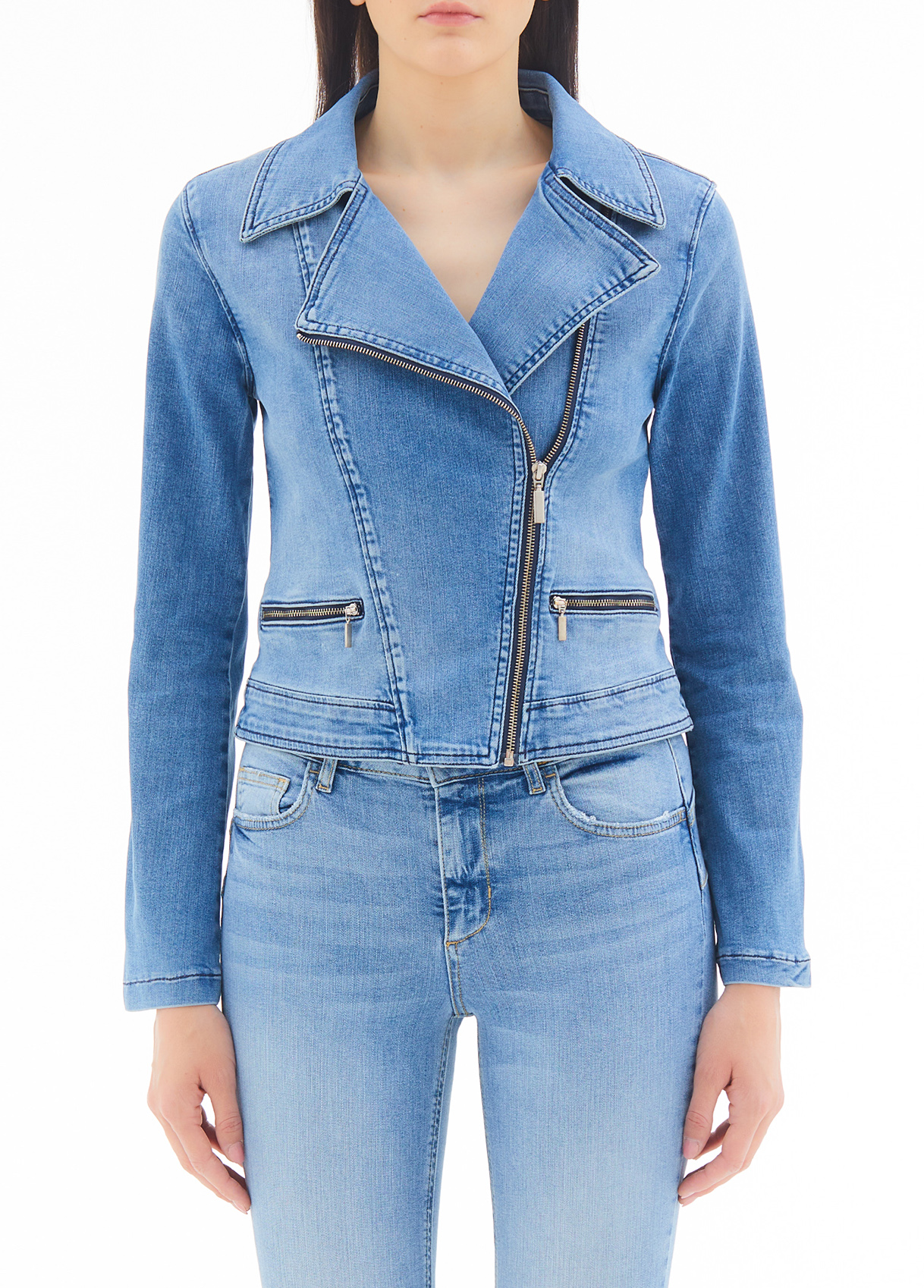 Liujo Veste Cintrée En Jean