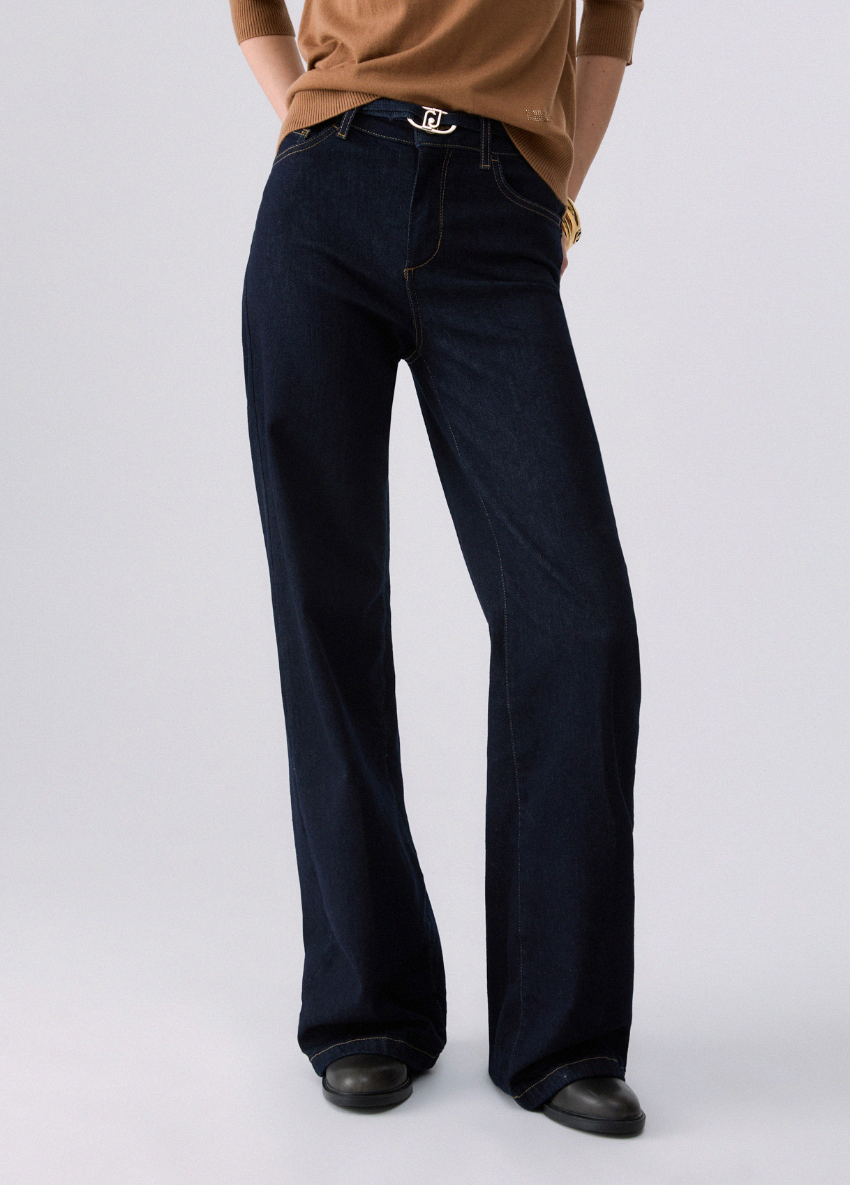 Liu Jo Flare Jeans With Belt