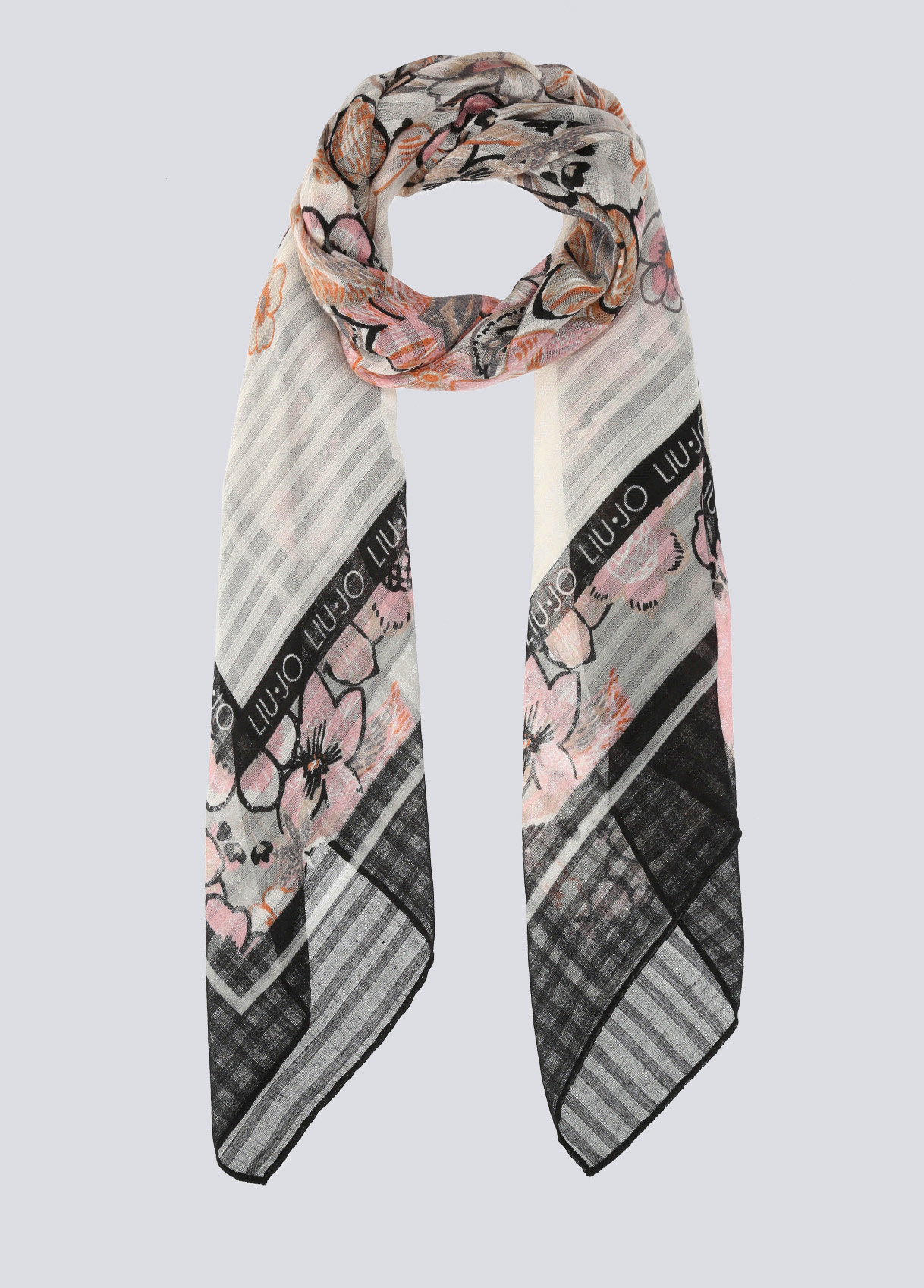 スカーフ LIU JO FLORAL PRINT FOULARD Floral foulard