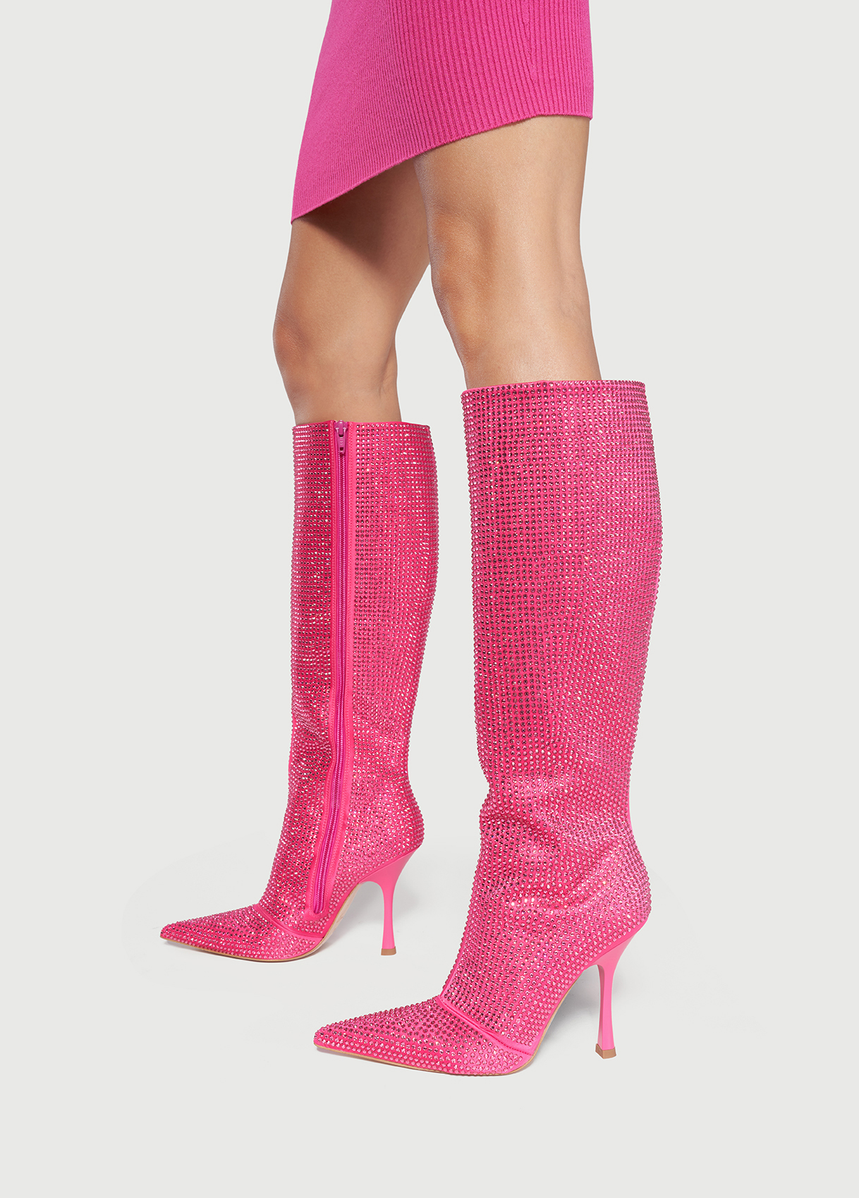 Liujo Bottes Hautes Avec Strass Leonie Hanne X Liu Jo