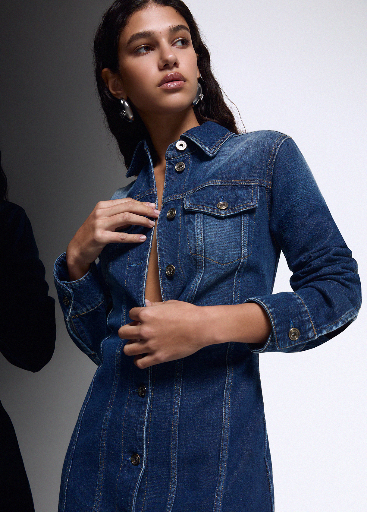 Liu Jo Robe Courte En Denim Liu Jo Robe Courte En Denim