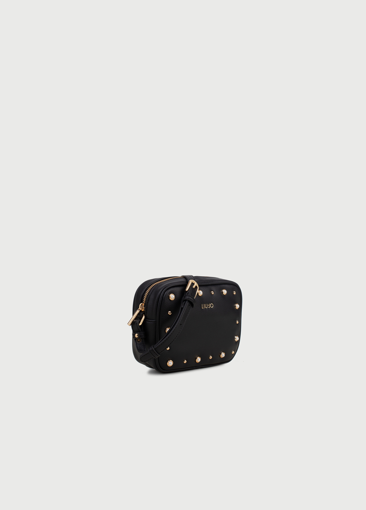 Borsa a tracolla con perle