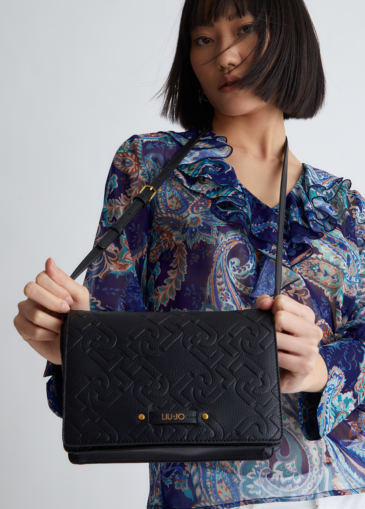 Liujo Sac Bandoulière En Tissu Enduit