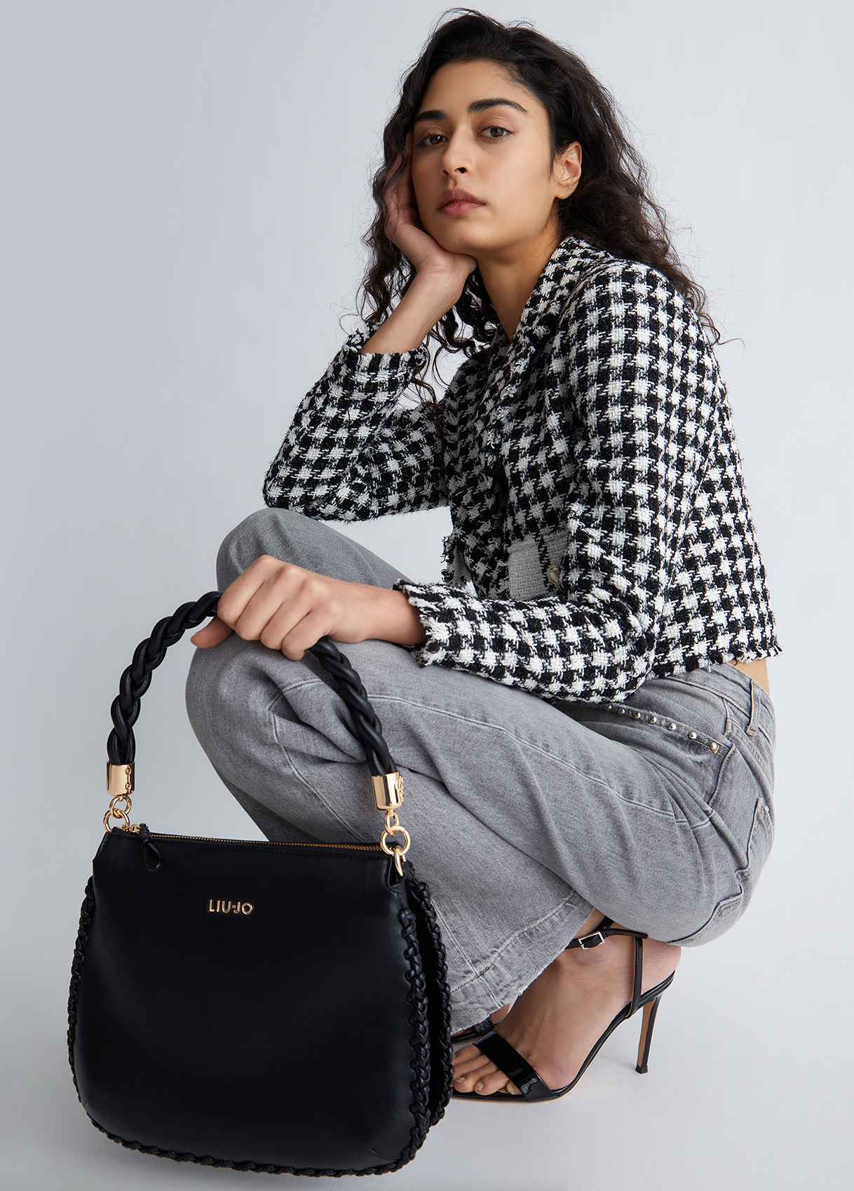 Liujo Sac Porté Main Avec Logo