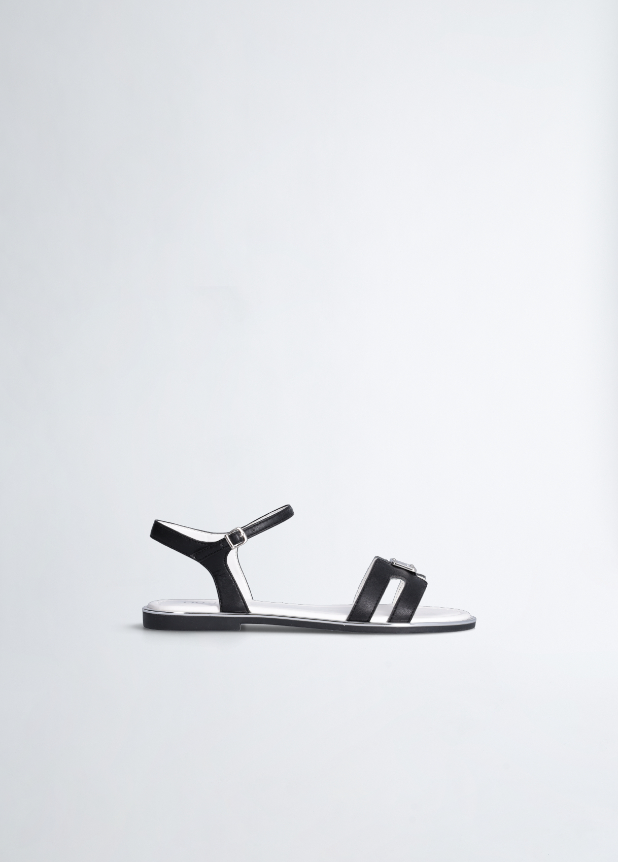 Liujo Sandales Plates Avec Logo