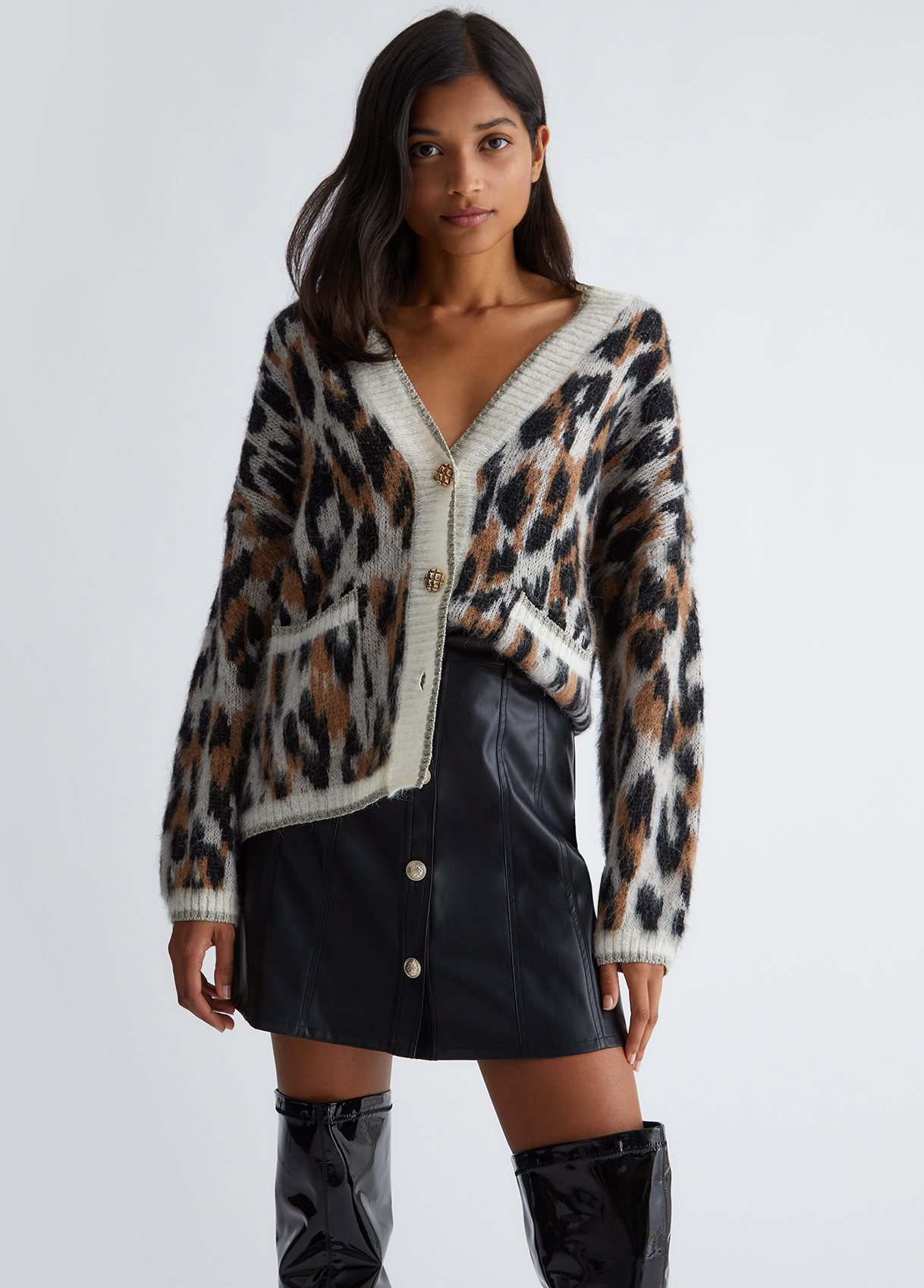 Animal shop print cardigans