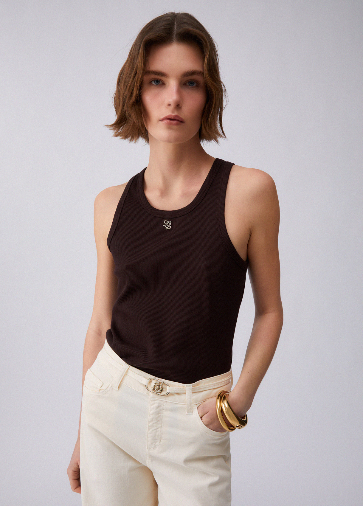 Liu Jo Top With Mini Logo