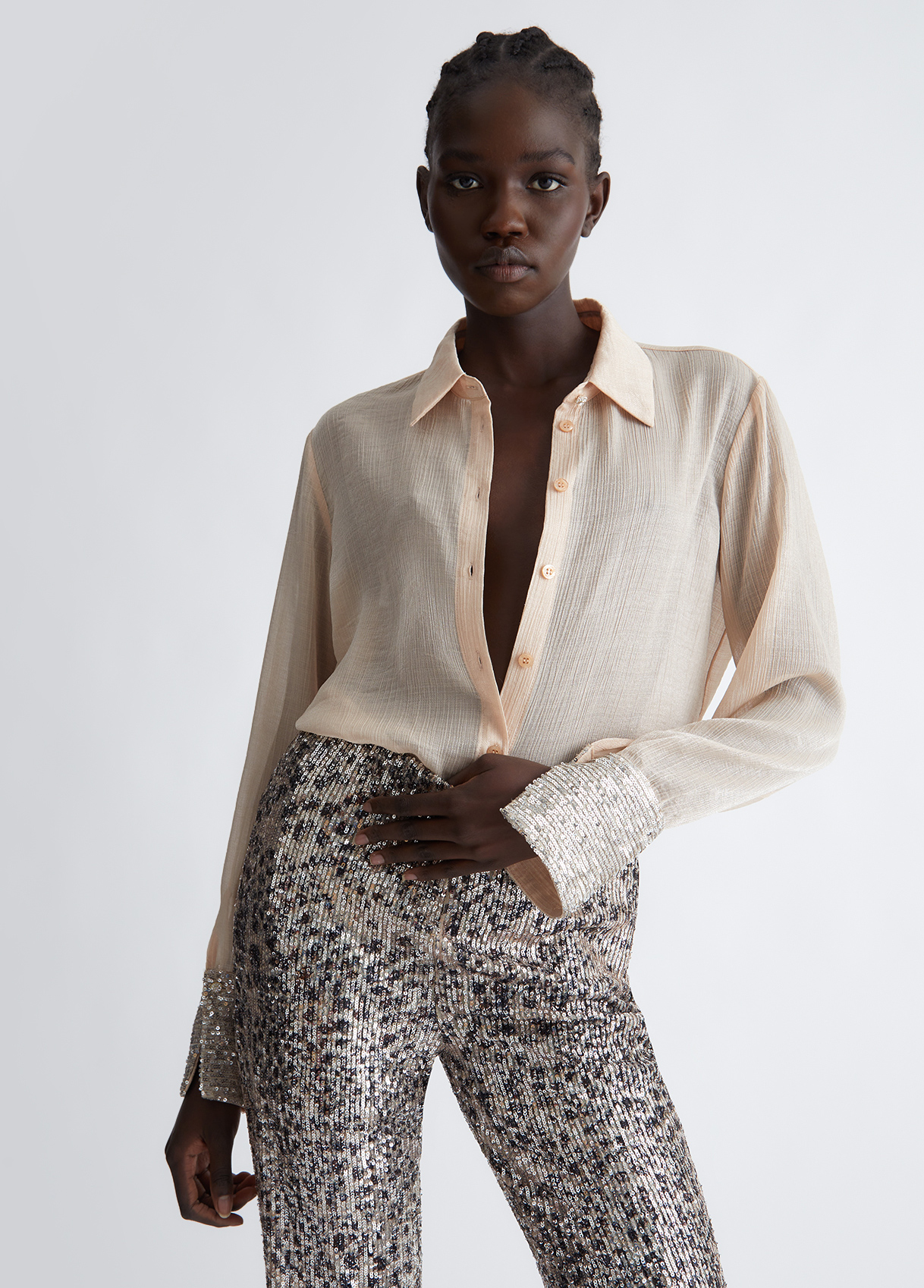 Liujo Chemise Avec Paillettes