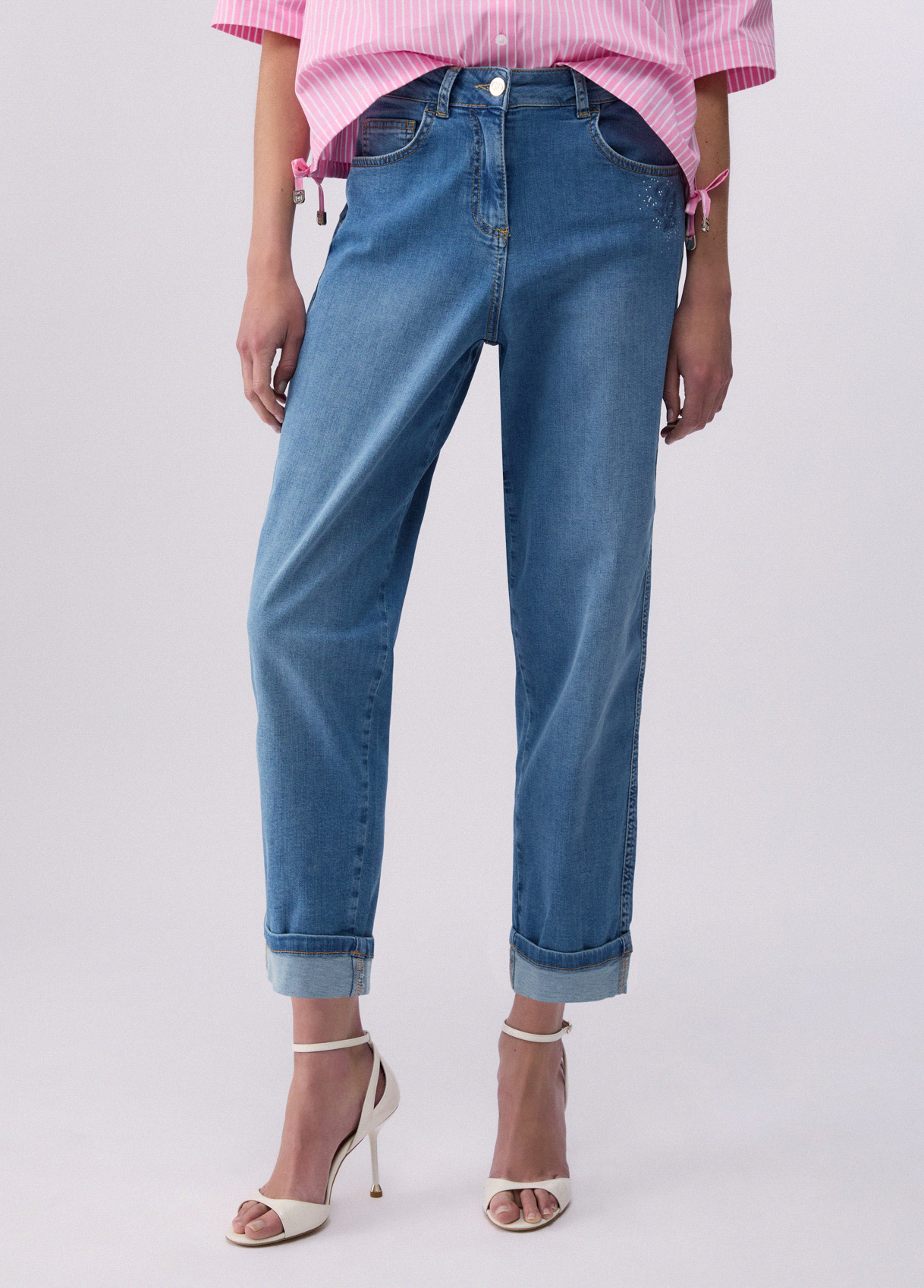Liu Jo Slim-fit Jeans With Logo