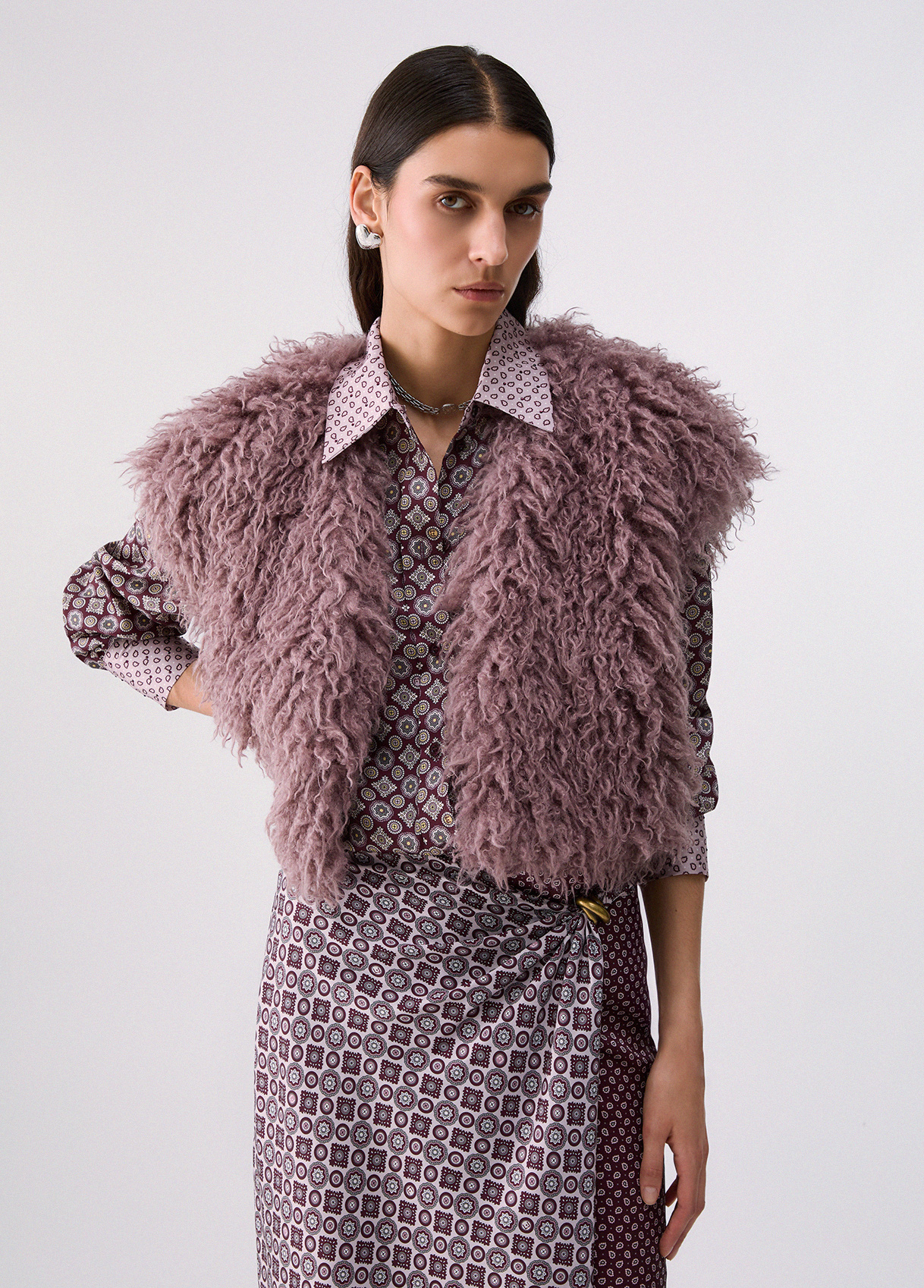 Liu Jo Cropped Teddy Vest