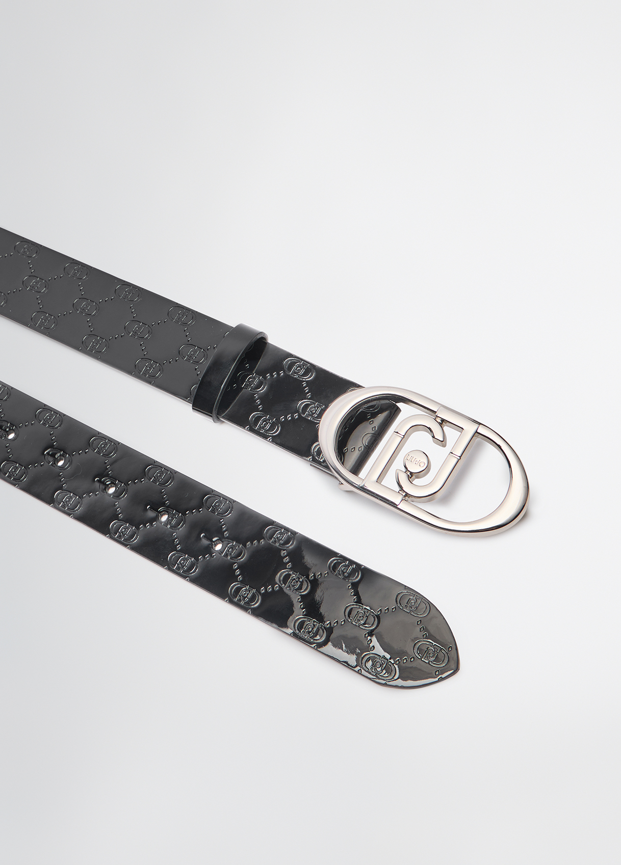 Leather belt with logo colour black | Liu Jo