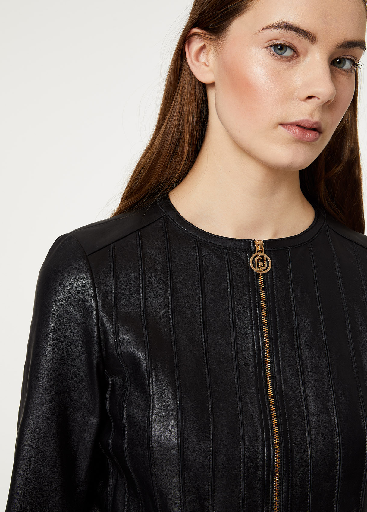 liu jo leather jacket
