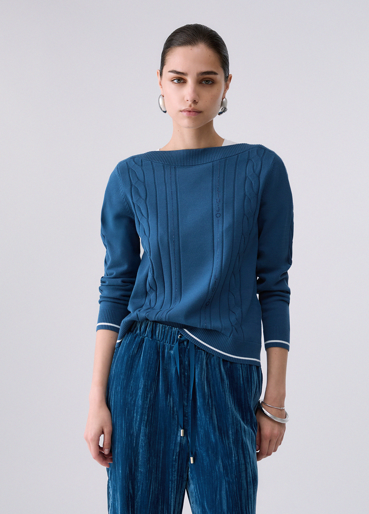 Liu Jo Sweater With Contrast Trim