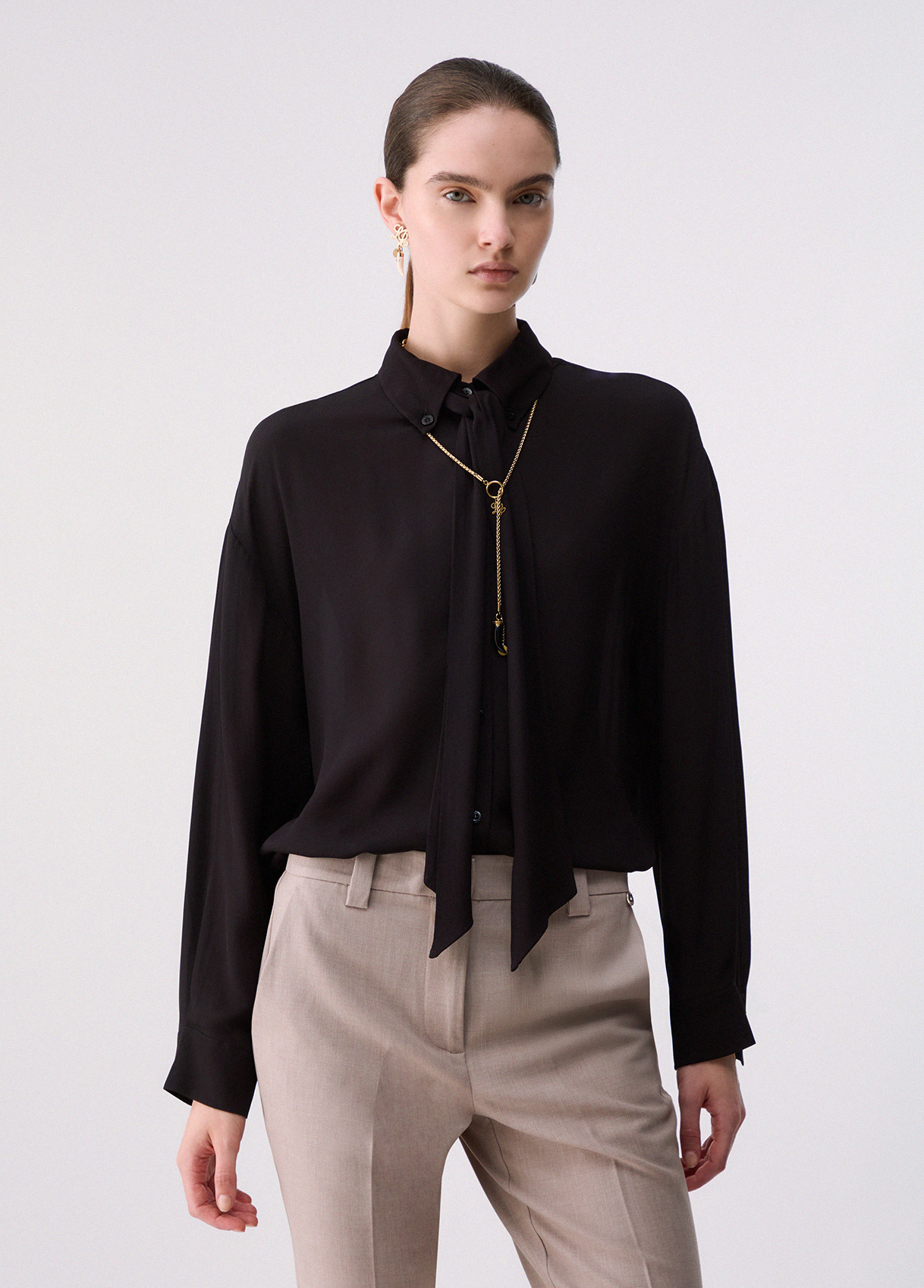 Liu Jo Chemise Avec Nœud Liu Jo Chemise Avec Nœud