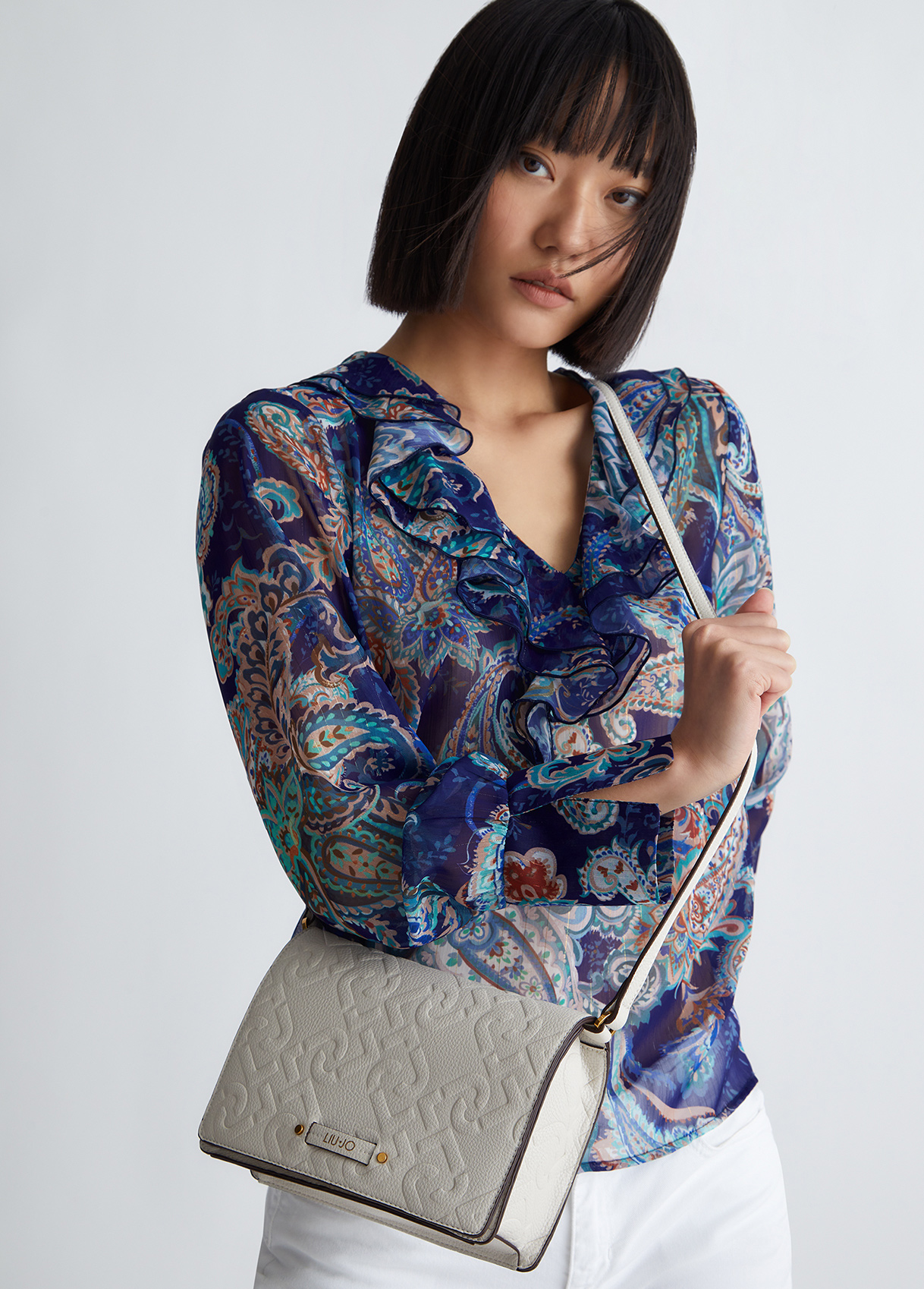 Liujo Sac Bandoulière En Tissu Enduit