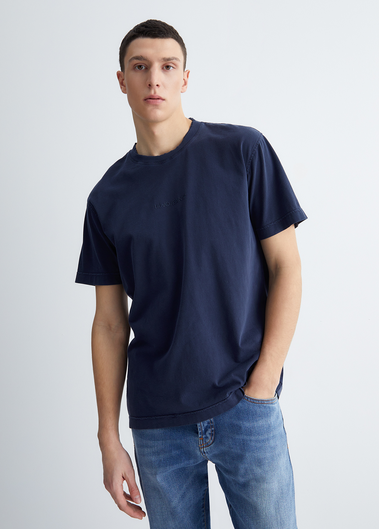 Liujo T-shirt Pour Homme Avec Logo