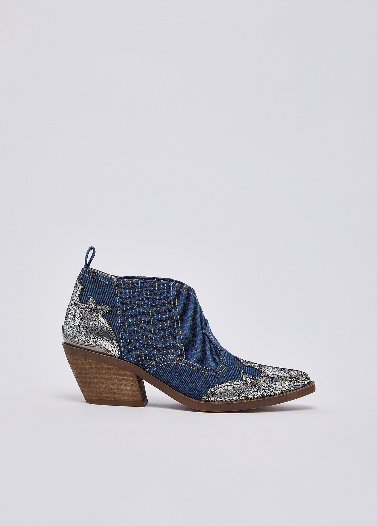 Liu Jo Bottines Western En Denim Liu Jo Bottines Western En Denim