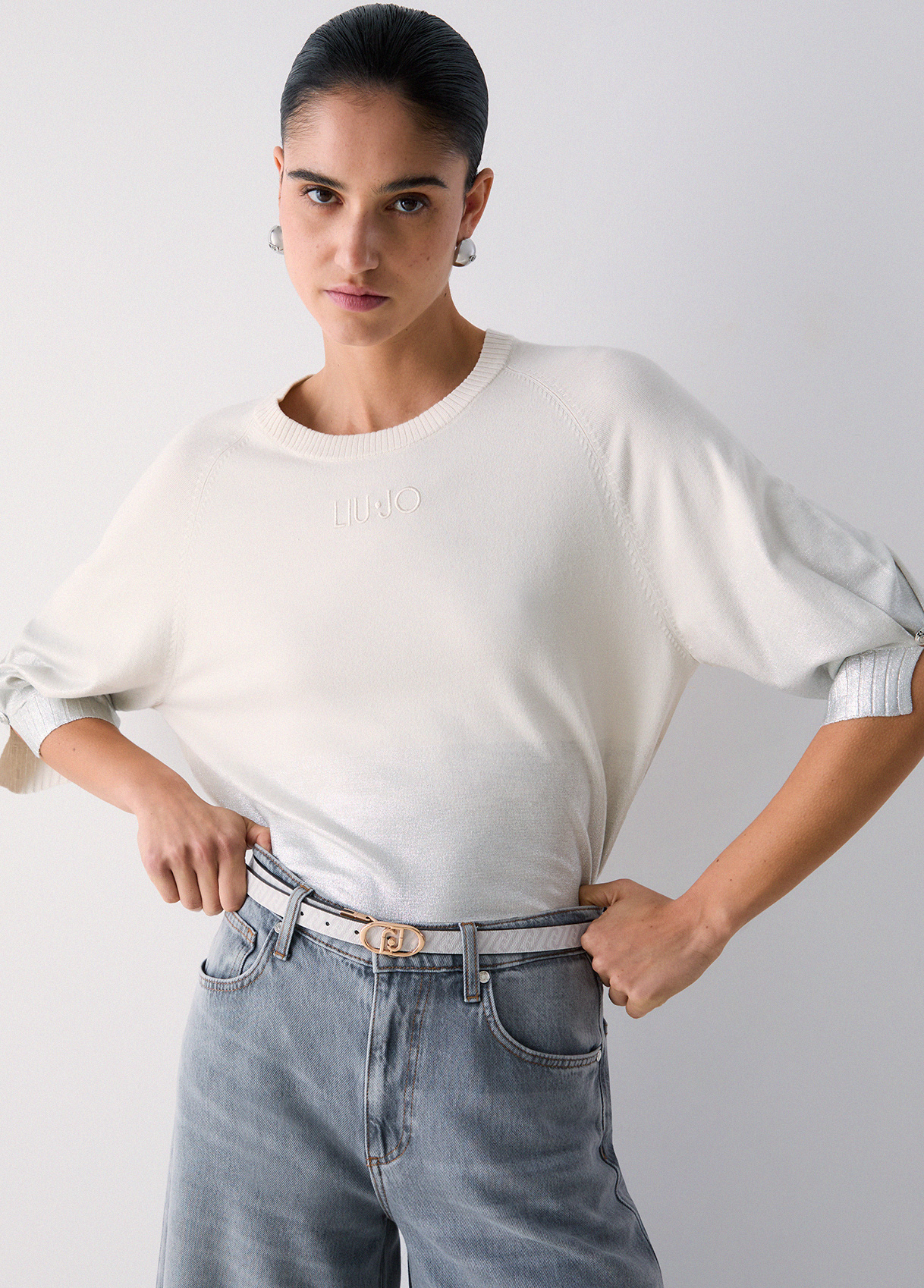 Liu Jo Donna Bianco Cintura Reversibile Better