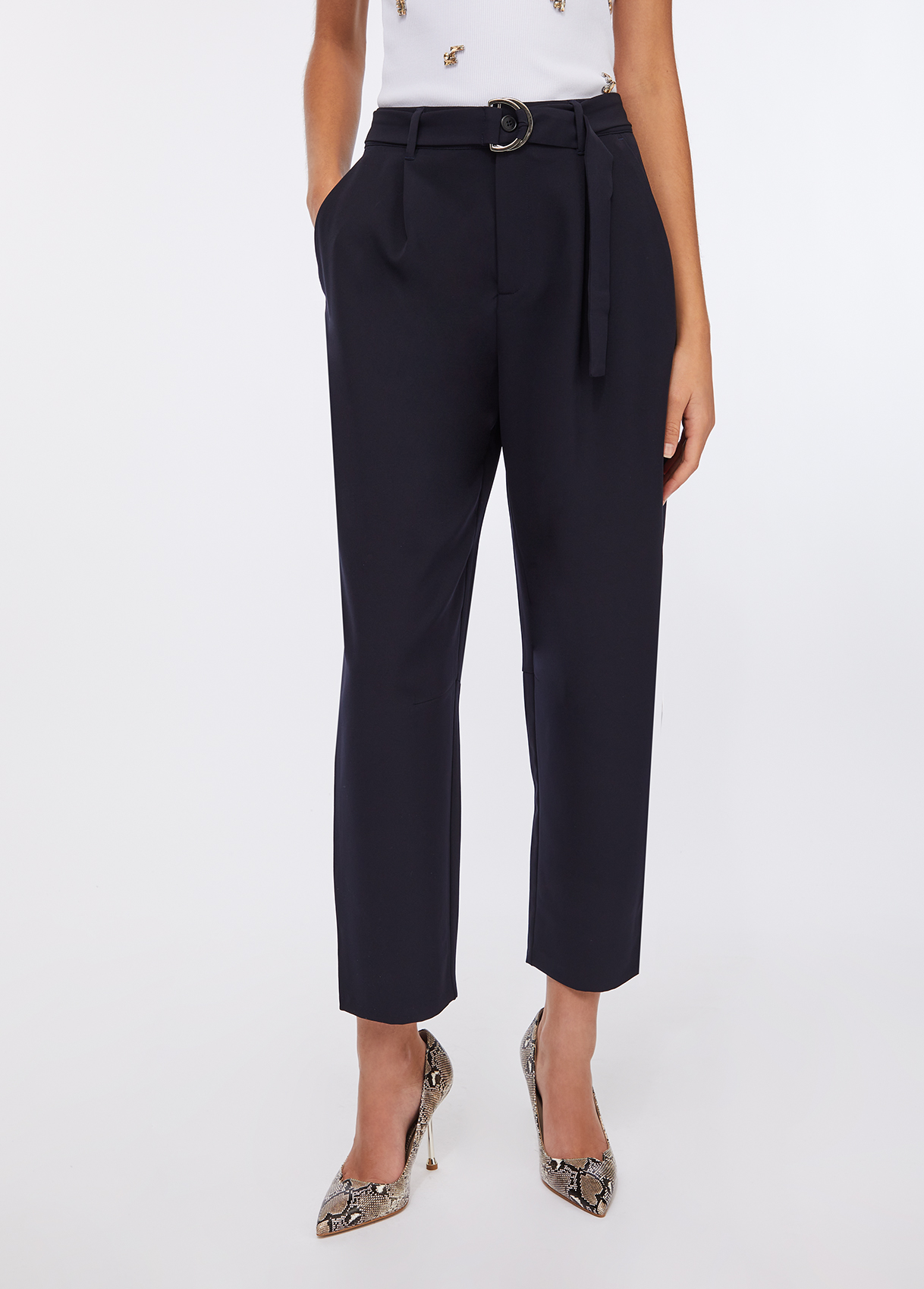 Liu Jo Pantalon Ballon Avec Pinces