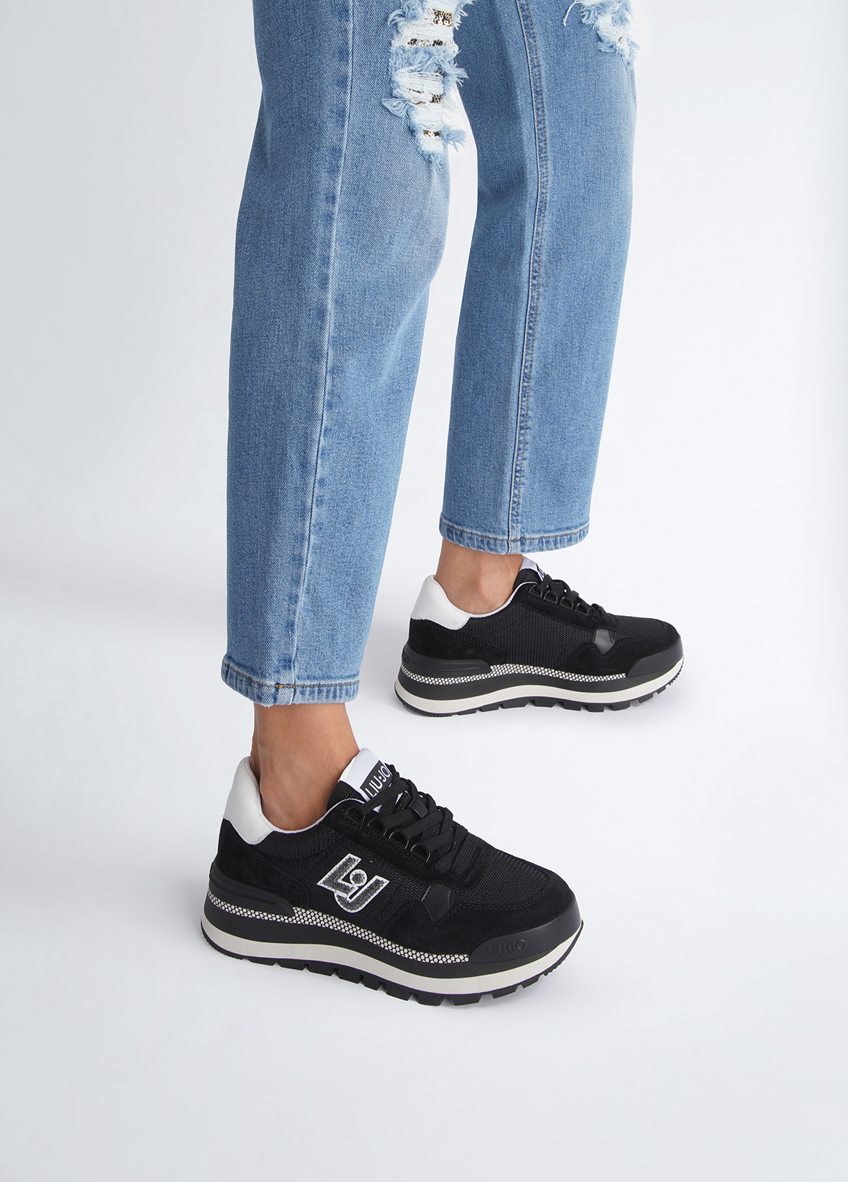 Liujo Sneakers En Maille Filet Brillante