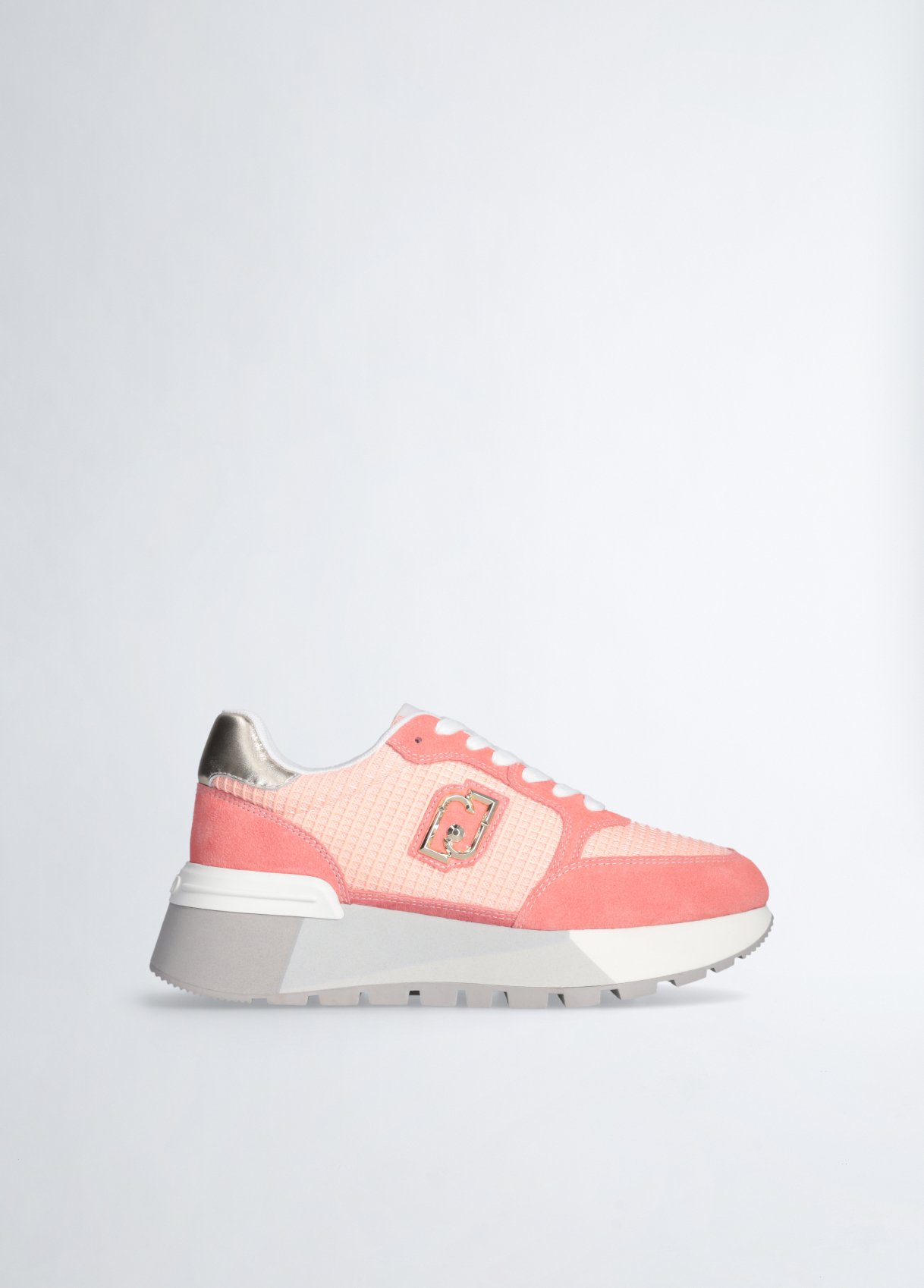 Liu Jo Suede And Mesh Platform Sneakers