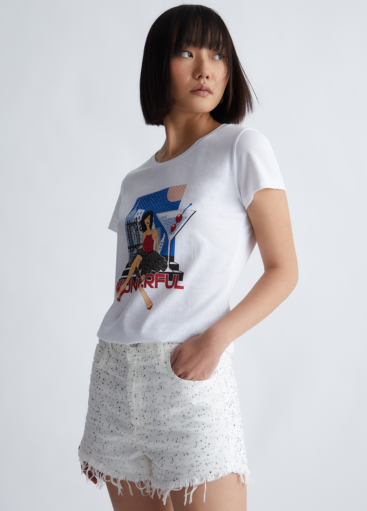 Liujo T-shirt Écoconçu Avec Imprimé