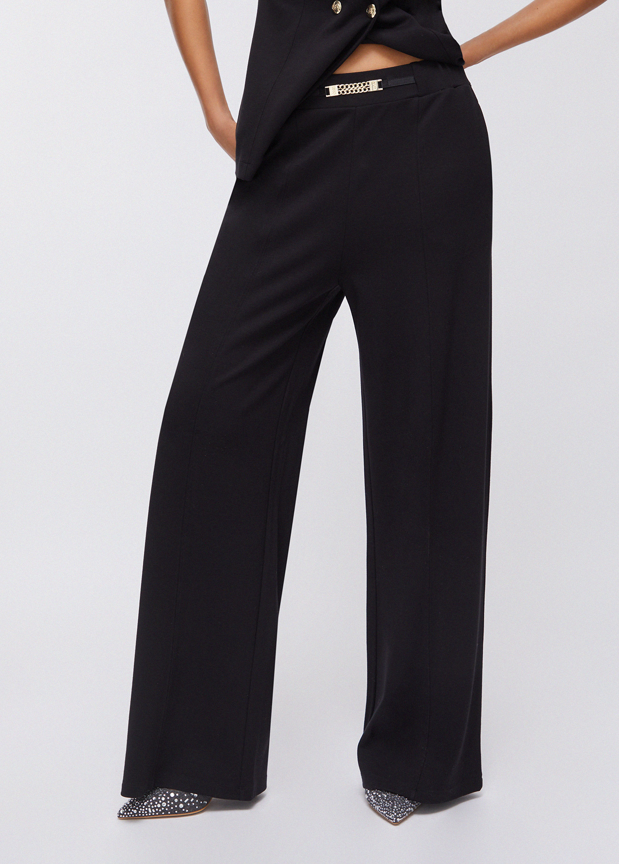 Liu Jo Trousers With Slit Details