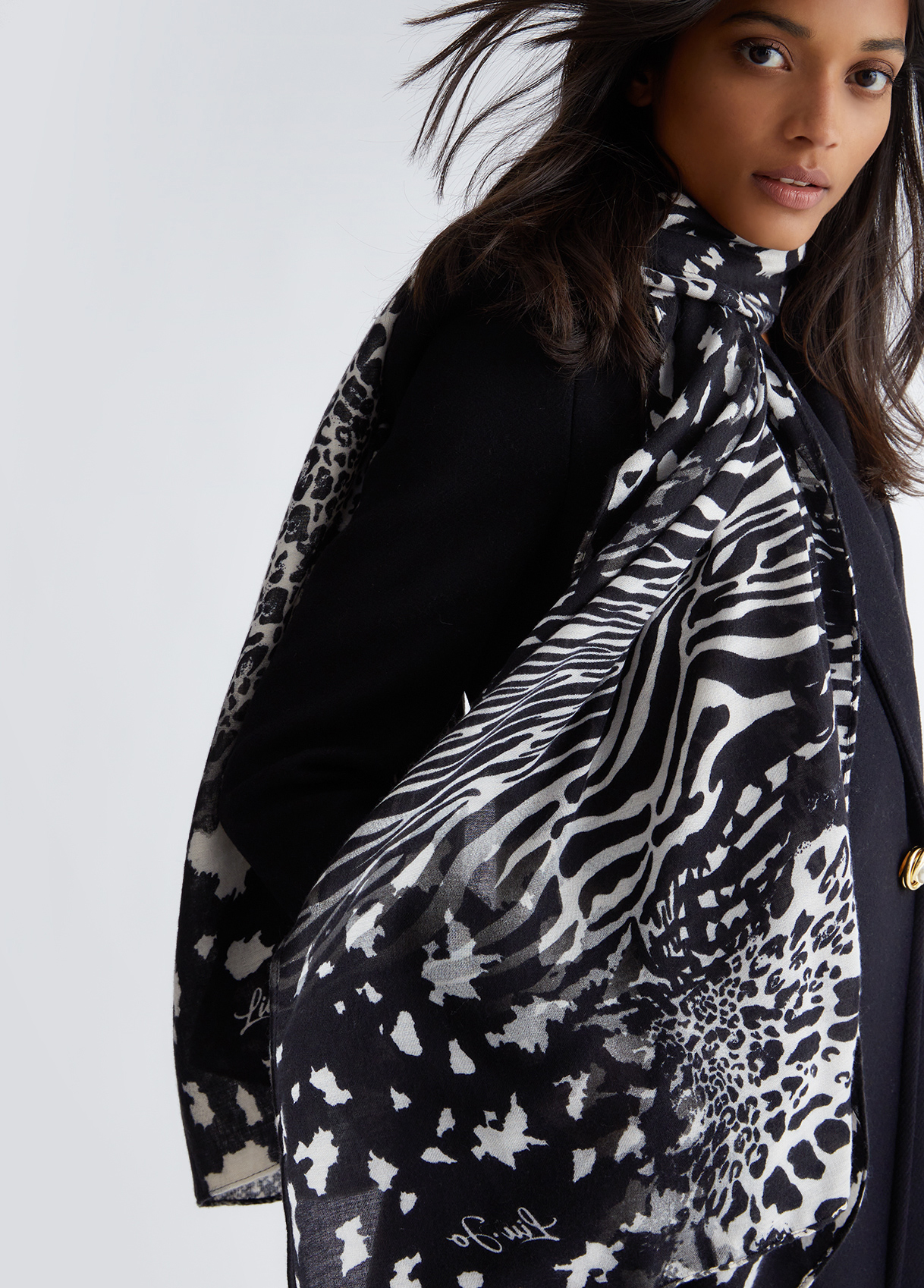 Liujo Étole Avec Motif Animalier