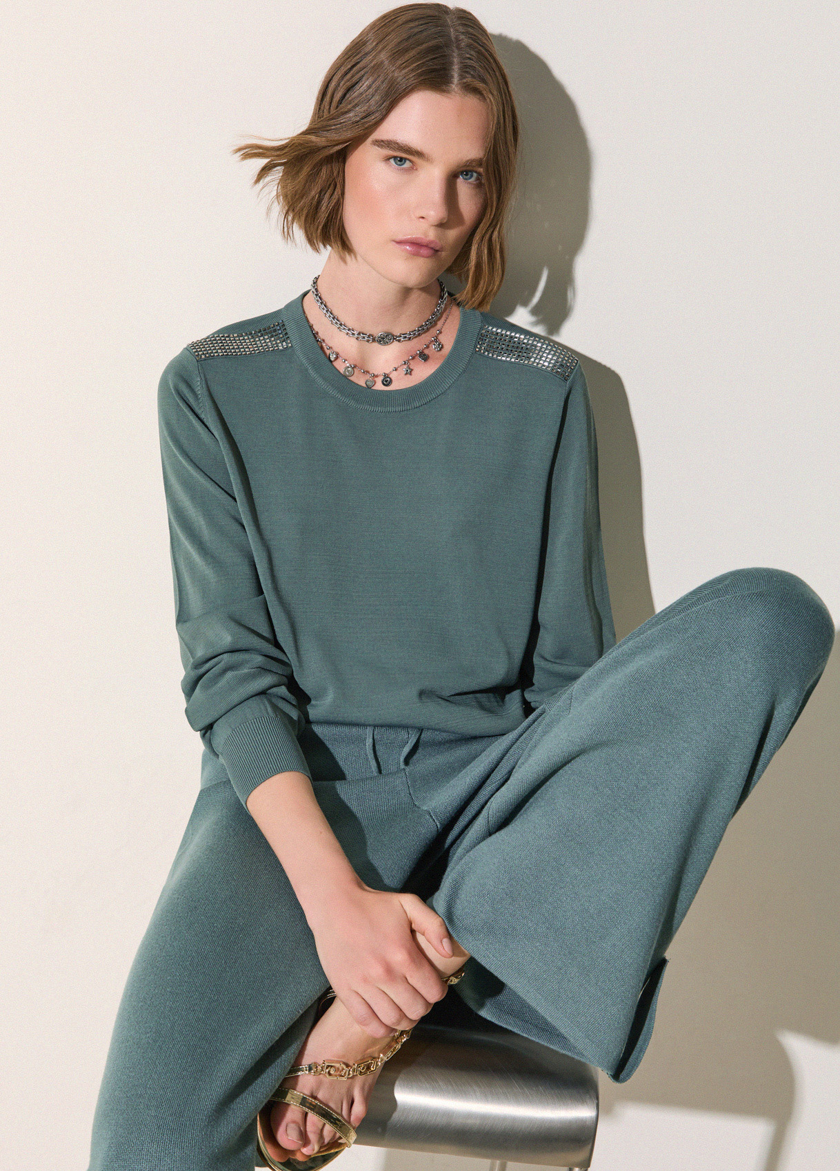 Liu Jo Jumper With Gemstones